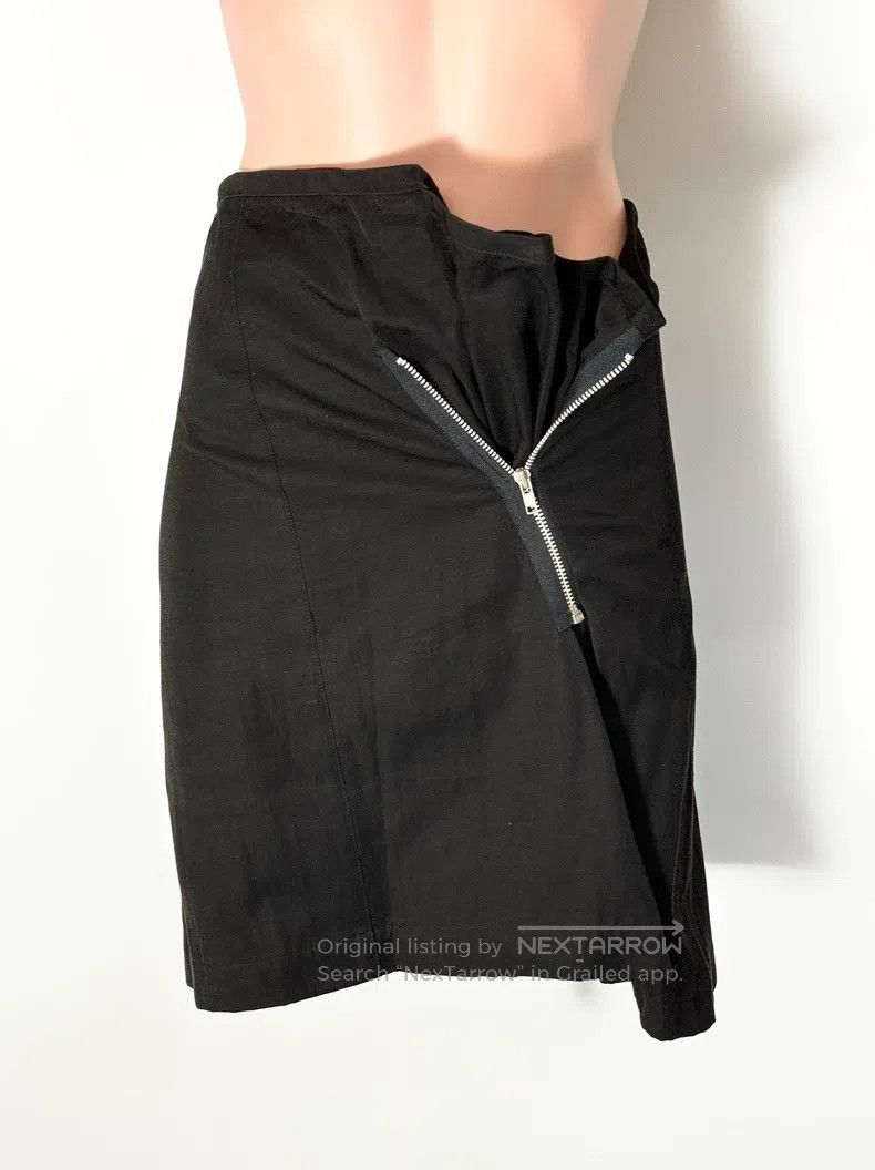 Comme des Garcons Comme Des Garcons size S Distressed zipper short skirt Size 23" - 5 Thumbnail