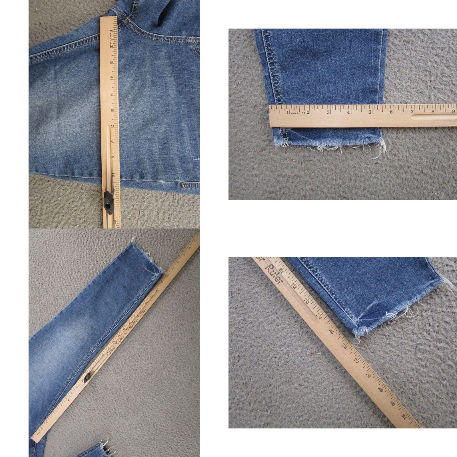 Old Navy Old Navy Jeans Womens 14 Rockstar High Rise Super Skinny Button Fly Size Size 36" / US 14 / IT 50 - 8 Thumbnail