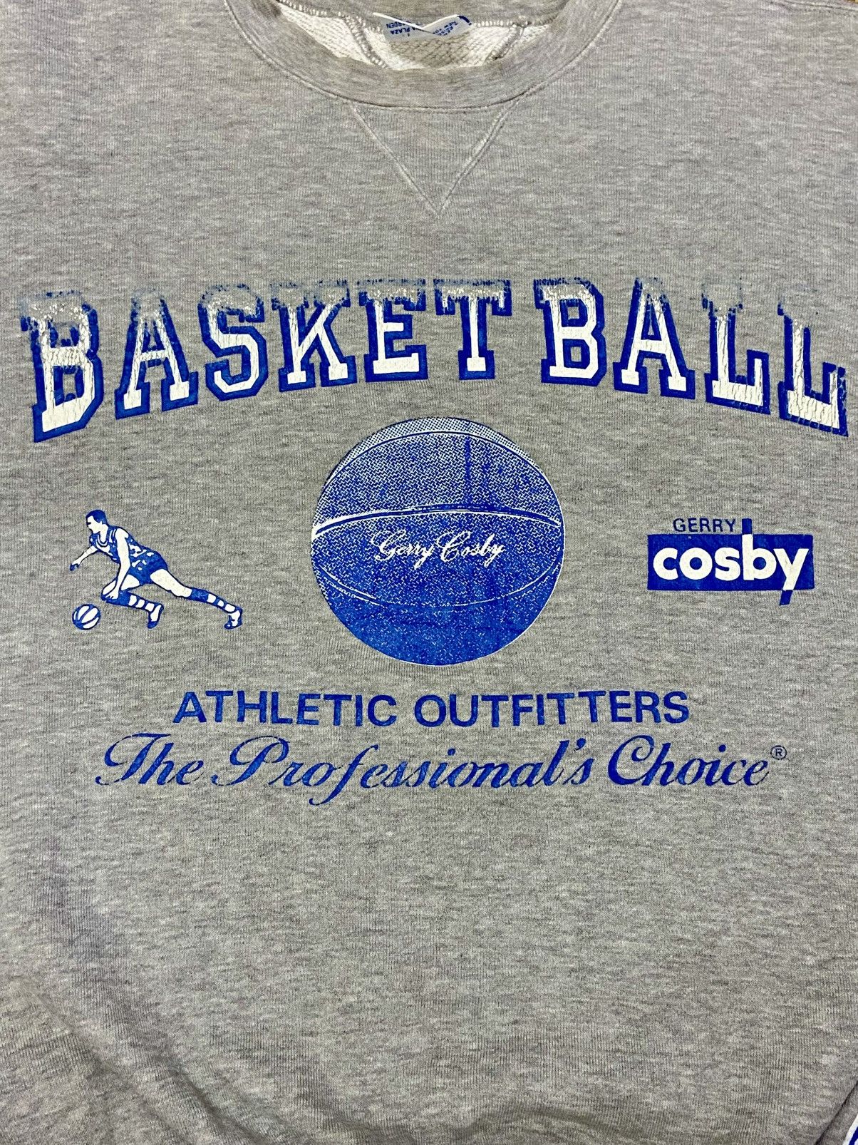 Other Vintage Gerry Cosby "Basketball" crewneck sweatshirt Size US M / EU 48-50 / 2 - 8 Thumbnail