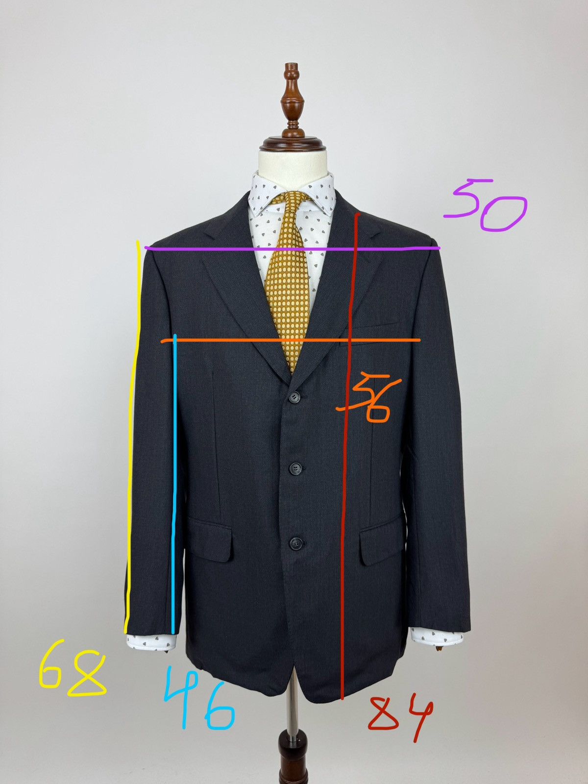 Cantarelli CANTARELLI Sport Jacket Vintage Unlined Blazer Three Button Size 54R - 19 Thumbnail