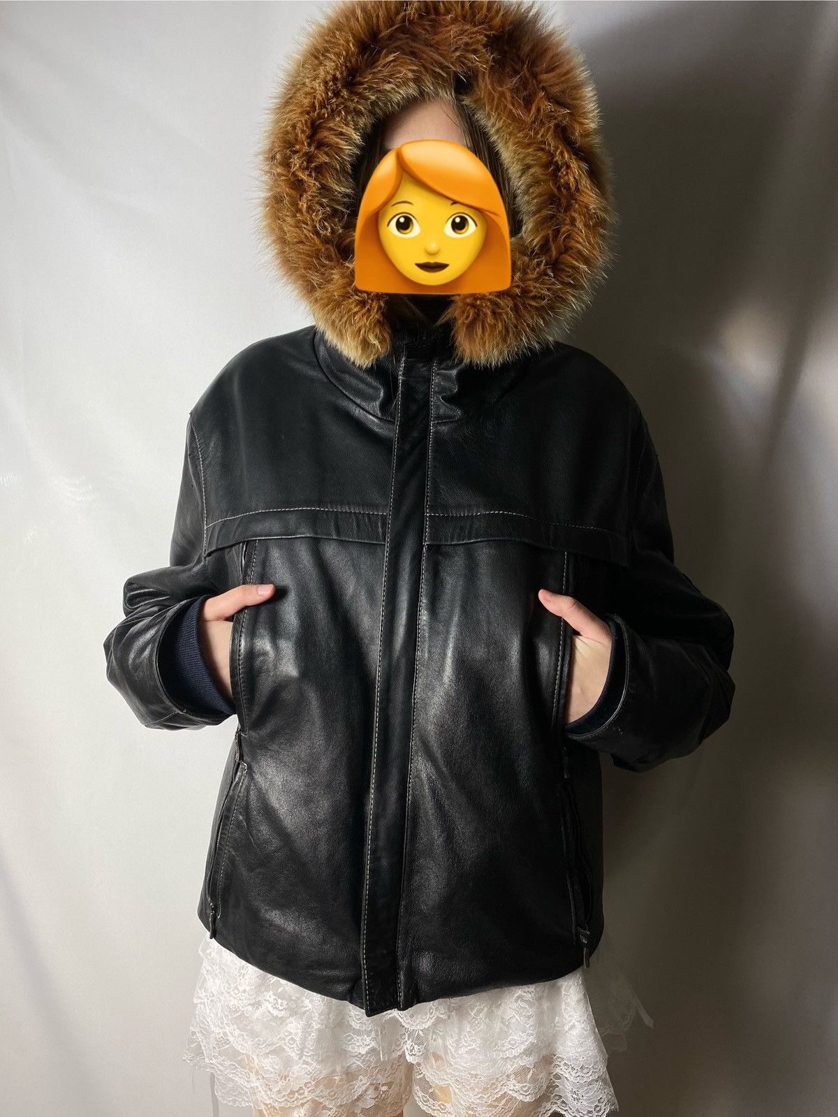 GF Ferre Gianfranco Ferre GF Ferre Leather Jacket with Genuine Fur Size L / US 10 / IT 46 - 4 Thumbnail