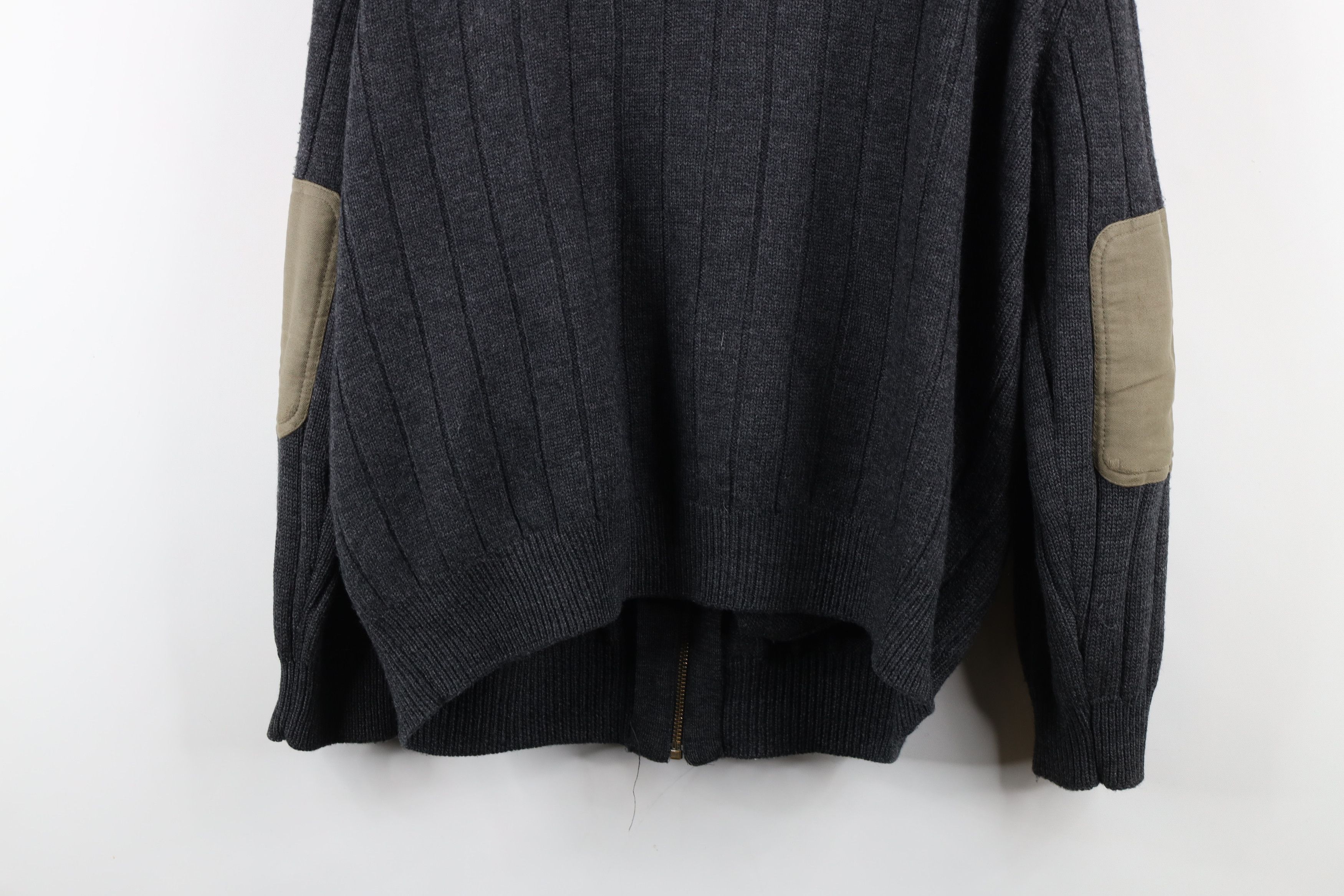 Orvis × Vintage Vintage Orvis Wool Knit Elbow Patch Zip Sweater Jacket Size US L / EU 52-54 / 3 - 14 Thumbnail