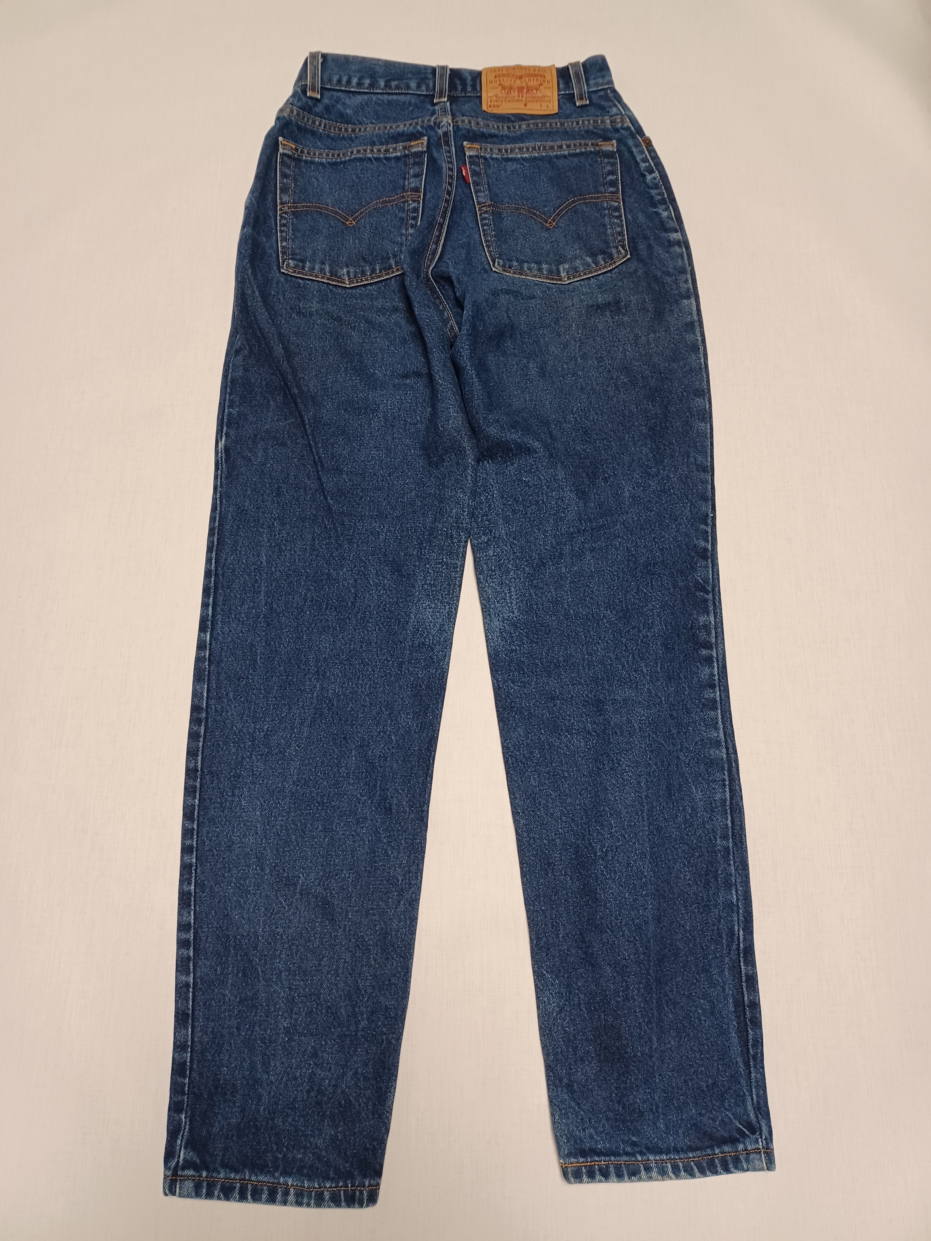 Levi's Vintage Clothing Levis 550 lady`s baggy made in USA vintage jeans denim Size 29" - 2 Thumbnail