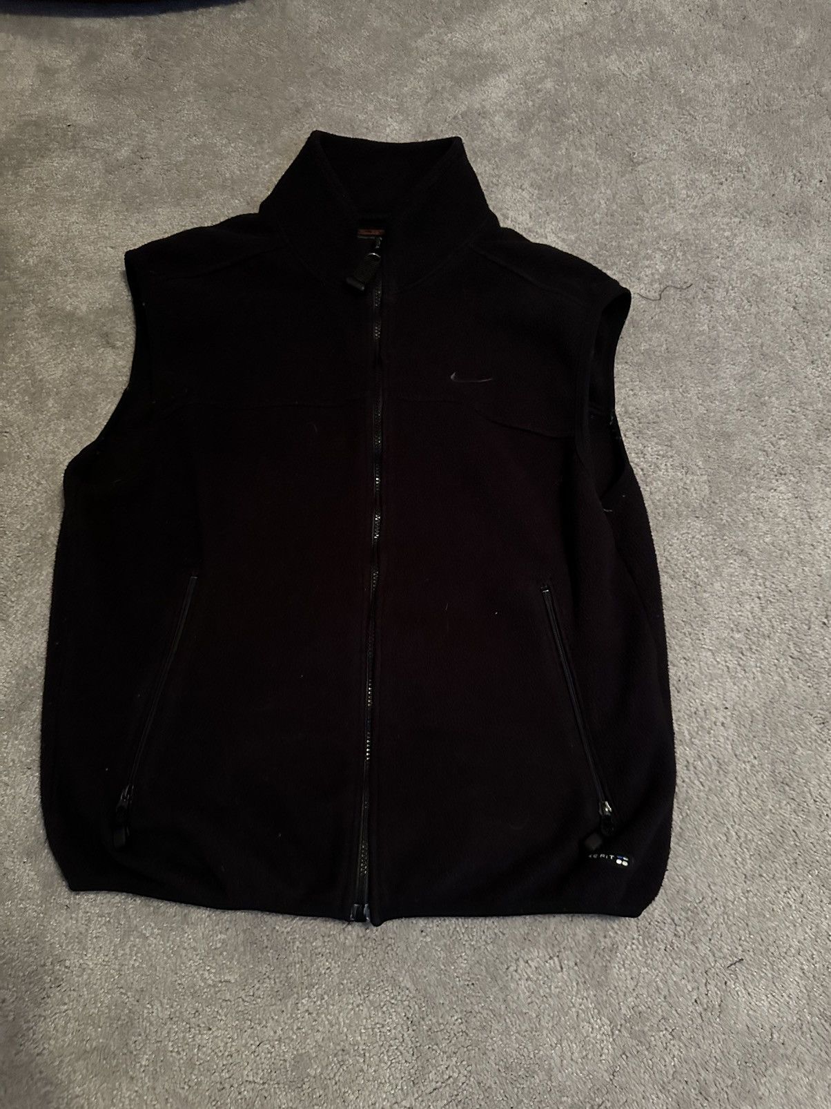 Nike × Nike ACG × Vintage Vintage black fleece Nike ACG vest | Grailed