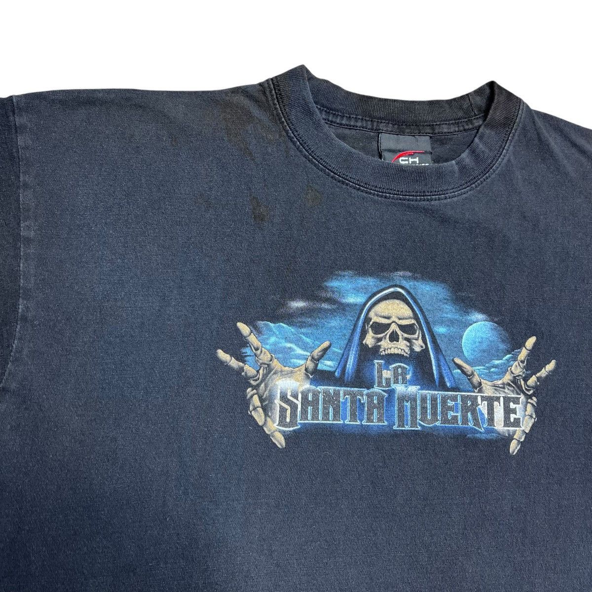 Other × Vintage Vintage 2000s La Santa Muerte Grim Reaper Death Graphic Tee Size US XL / EU 56 / 4 - 5 Thumbnail