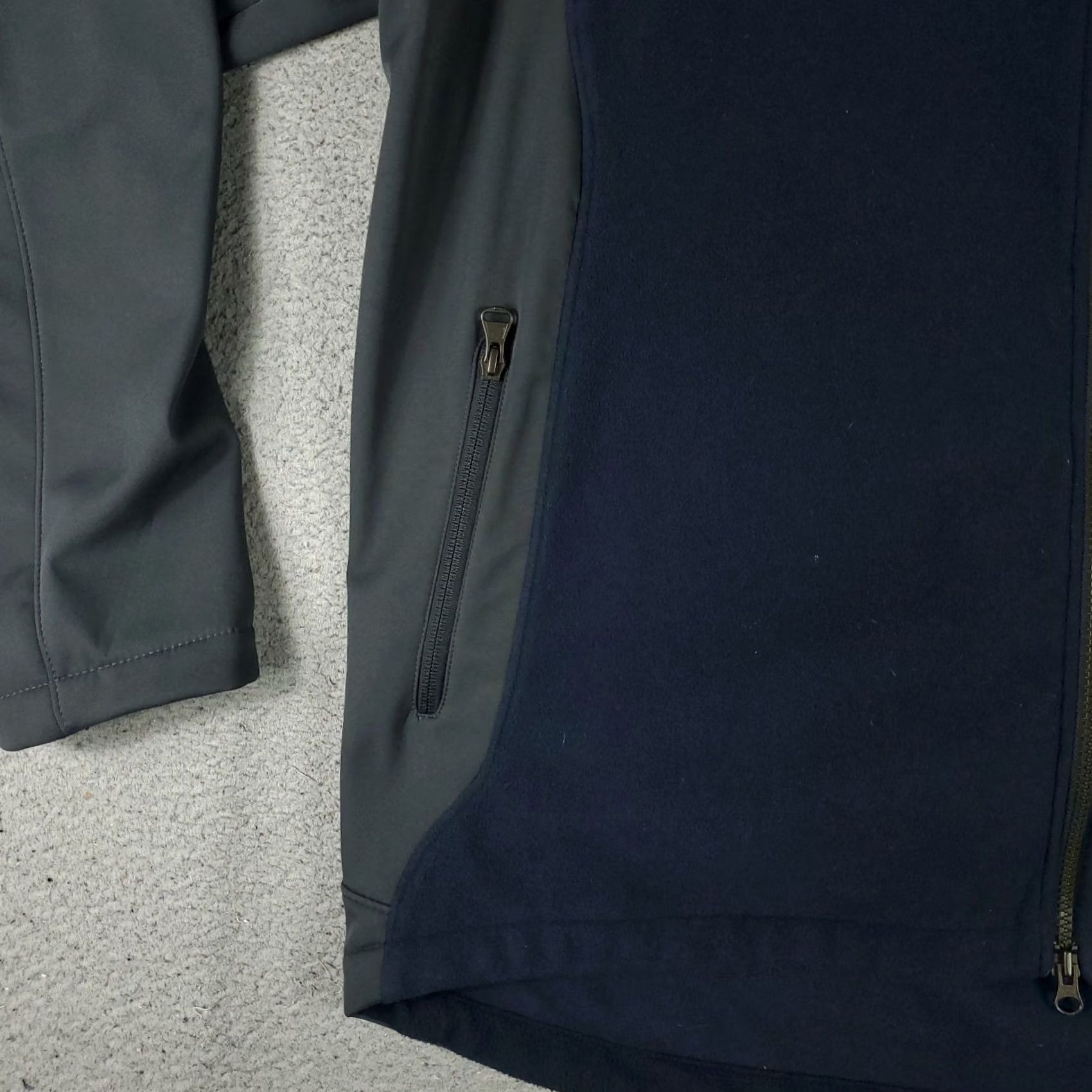 Nike Nike Jacket Mens 2XL Blue Gray Fleece Vintage Full Zip Up Jacket Size US XXL / EU 58 / 5 - 3 Thumbnail