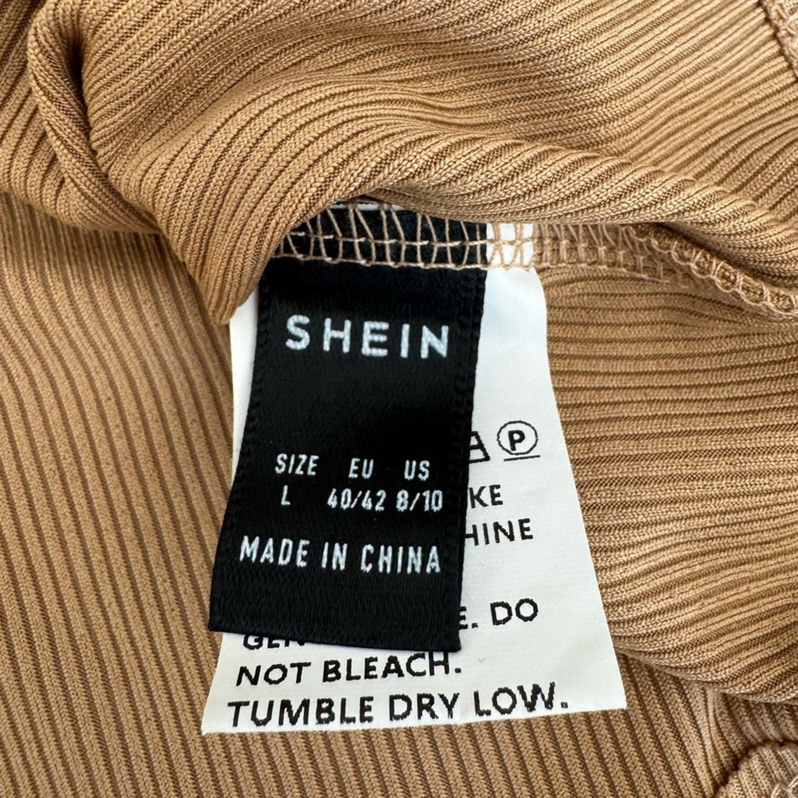 Shein SHEIN Ribbed Crop Top Size Large Size L / US 10 / IT 46 - 4 Thumbnail