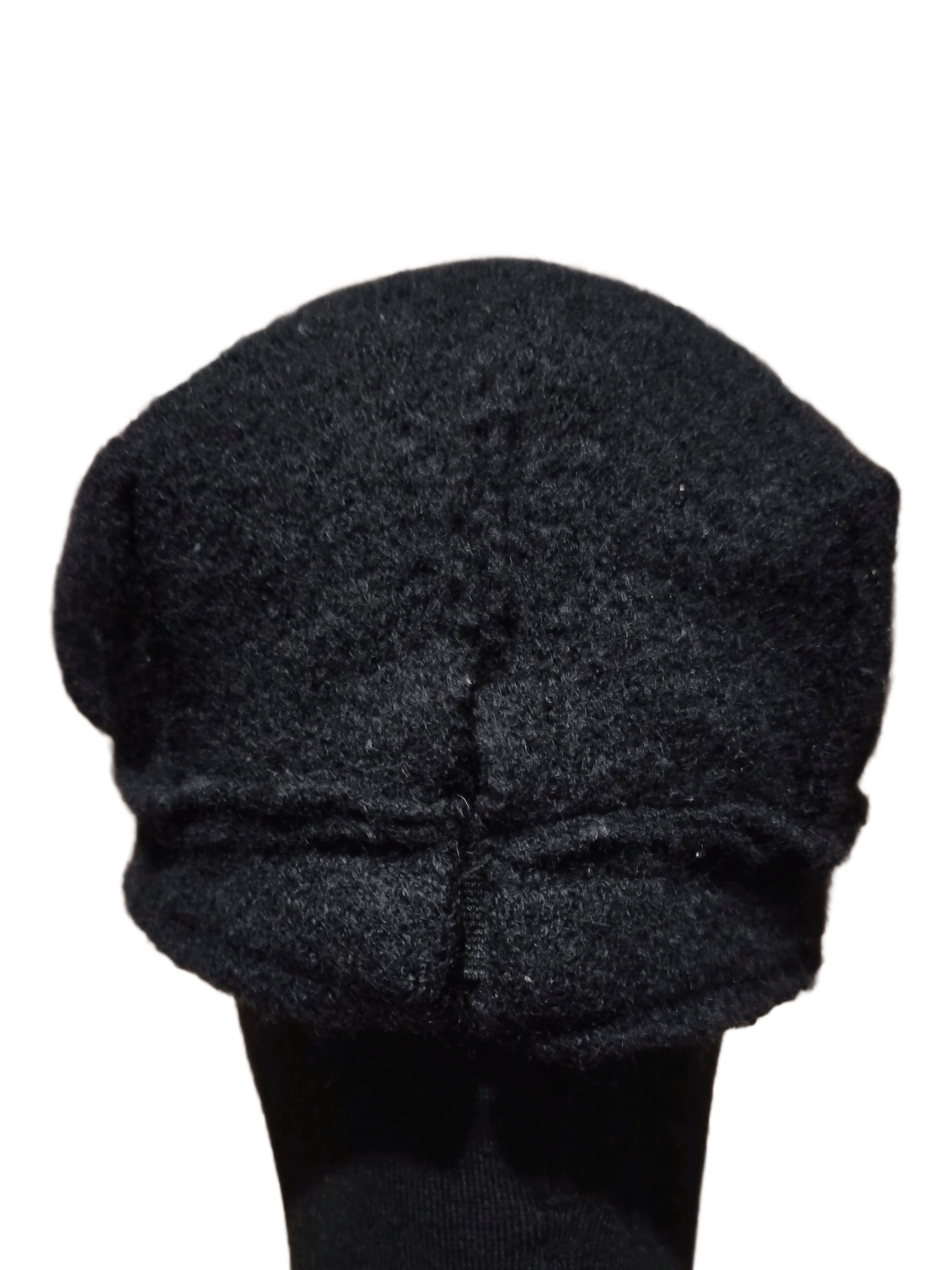 Zucca Zucca black wool felt mariner's often styled baker boy hat Size ONE SIZE - 4 Thumbnail