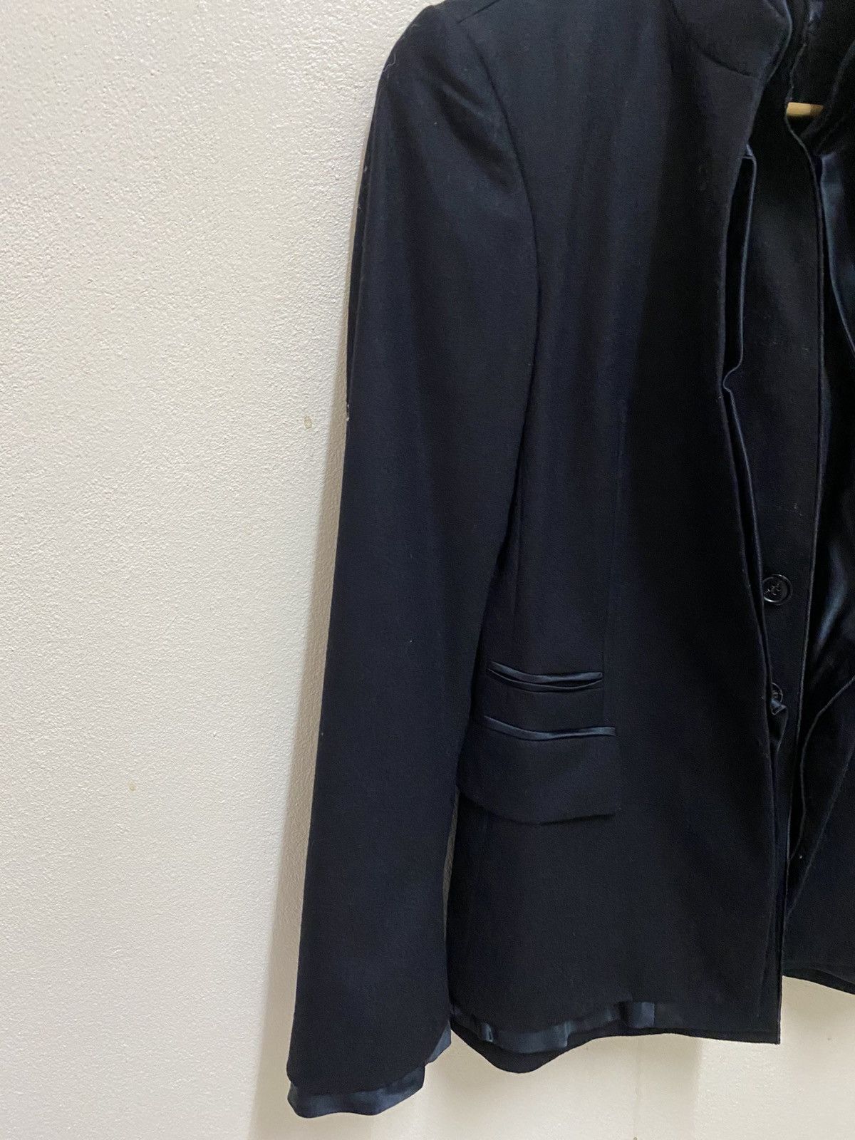 STRENESSE Strenesse Gabriele Strehle Tailored Black Wool Blazer Jacket Size M / US 6-8 / IT 42-44 - 5 Thumbnail