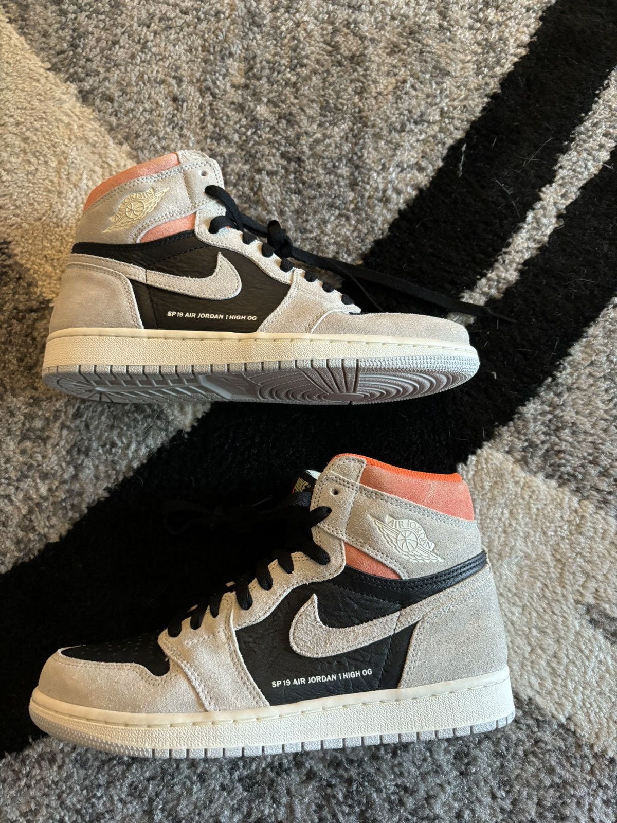 image of Air Jordan 1 High Neutral Grey Shoes, Men's (Size 8)