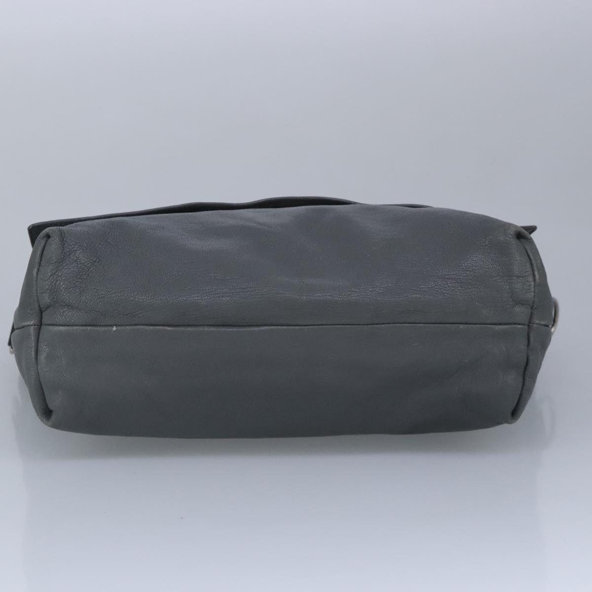 Celine CELINE Shoulder Bag Leather Gray Size ONE SIZE - 5 Thumbnail
