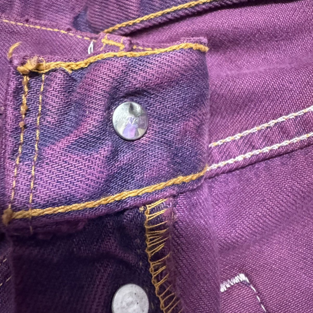Levi's Vintage Levis 501 Dusty Purple Dyed Jeans Size US 33 - 17 Thumbnail