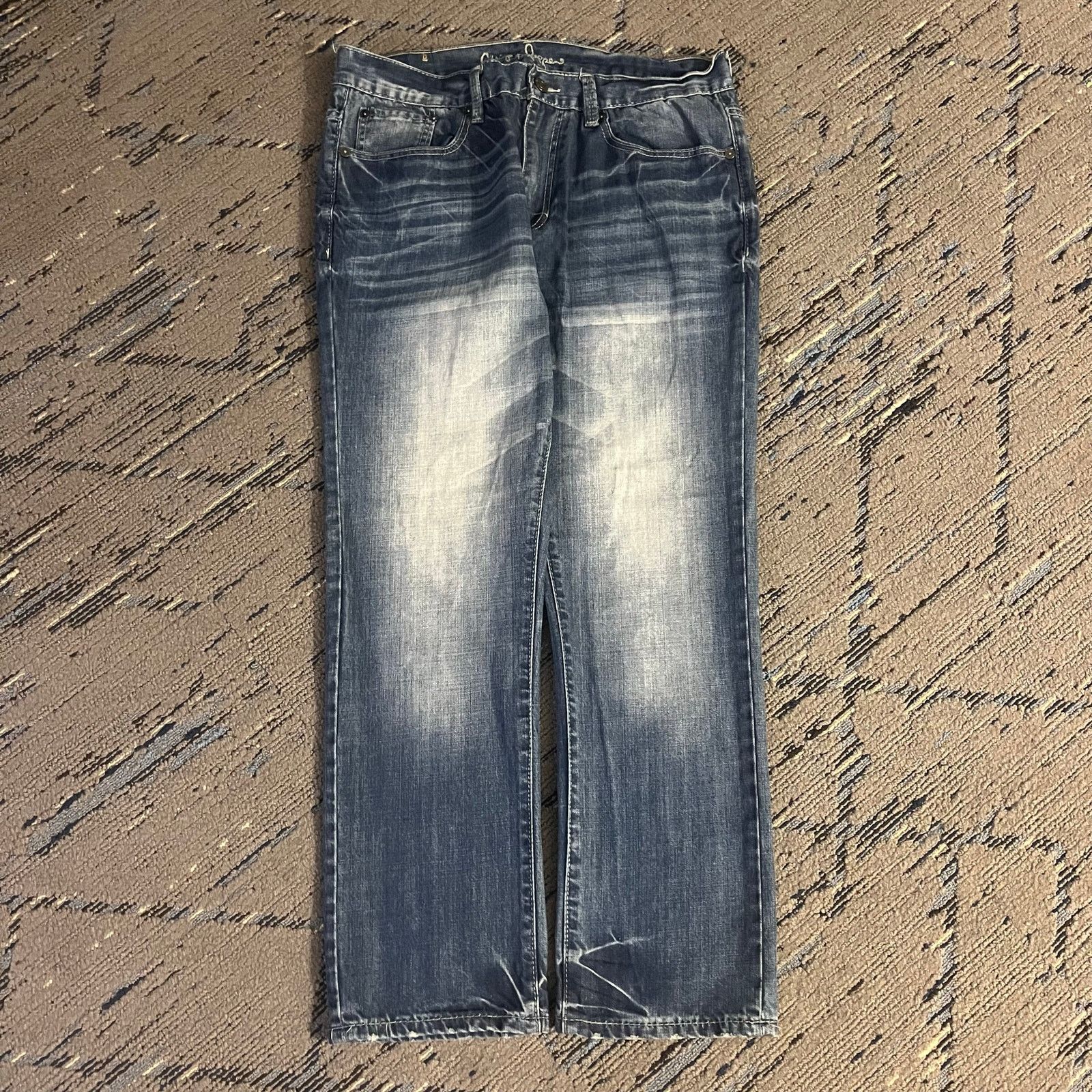 Other Y2K Baggy Skater Acid Washed Faded Jeans 36Wx30L Size US 36 / EU 52 - 1 Thumbnail