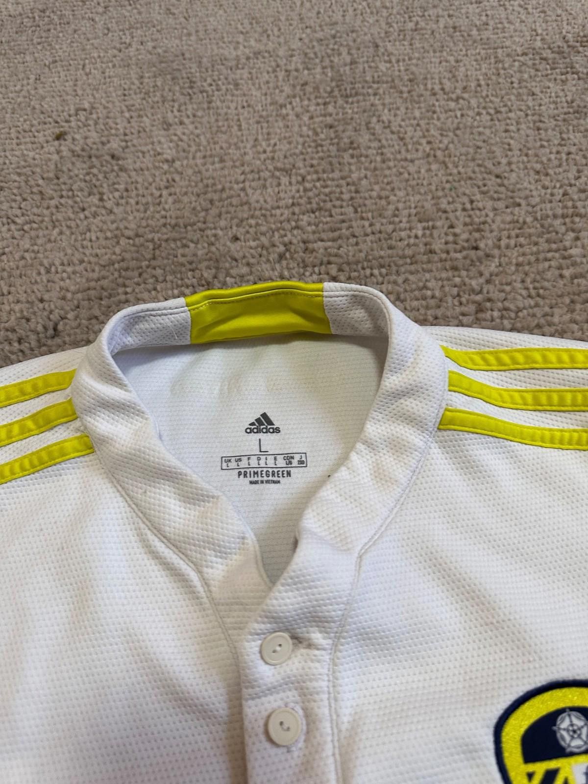 Adidas LEEDS UNITED 2021/2022 FOOTBALL SOCCER SHIRT JERSEY ADIDAS Size US L / EU 52-54 / 3 - 4 Thumbnail