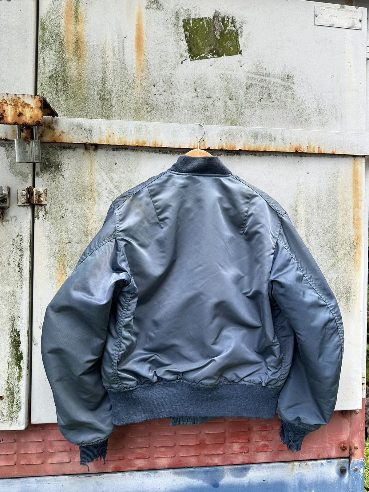 Vintage 🪖Vintage THRASHED MFG USAF Bomber Jacket Size US M / EU 48-50 / 2 - 9 Thumbnail