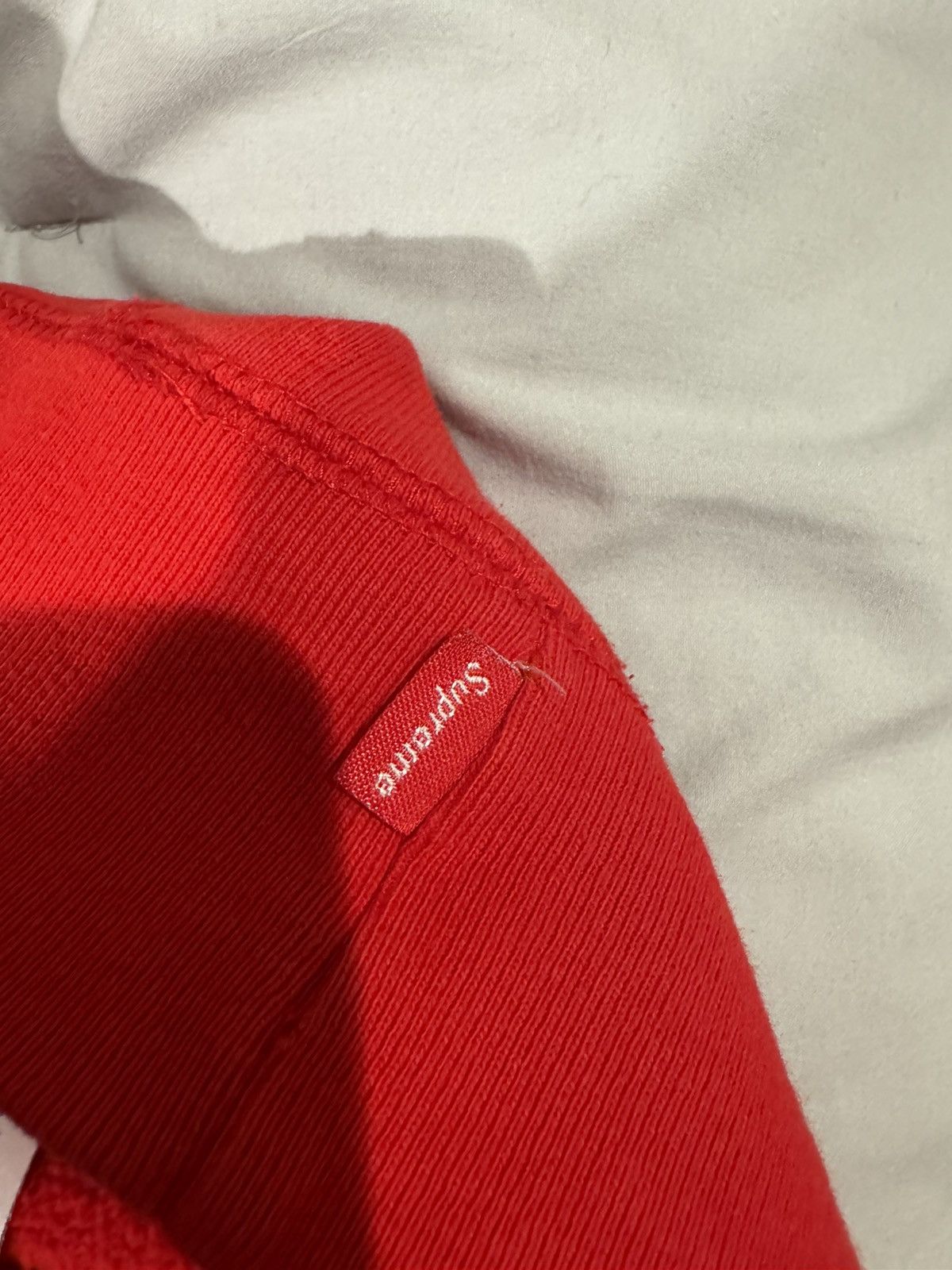 Supreme Supreme Chenille Hooded Sweatshirt Red Size US L / EU 52-54 / 3 - 6 Thumbnail