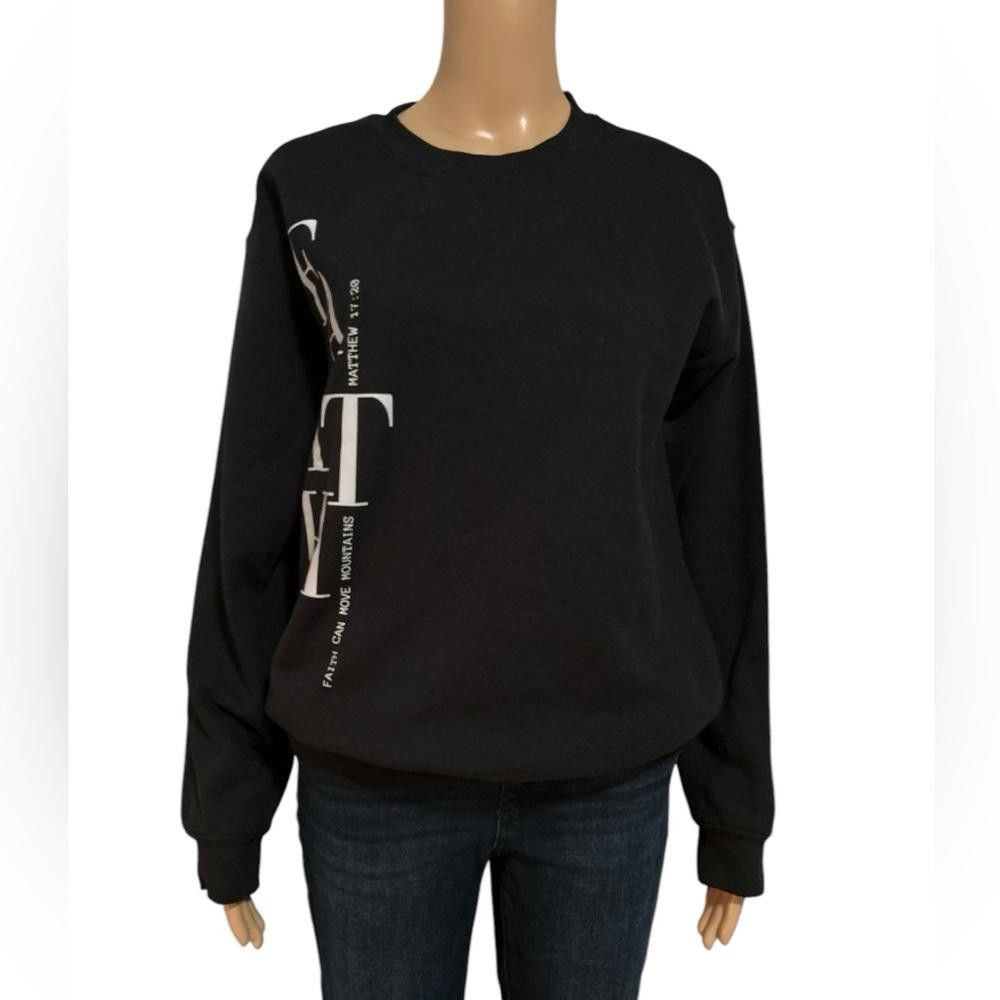 Gildan Black Graphic Sweatshirt Size S / US 4 / IT 40 - 1 Thumbnail