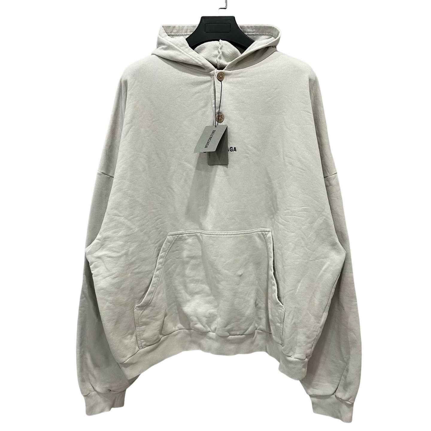 Balenciaga Balenciaga Back Logo Polo Hoodie Size M Size US M / EU 48-50 / 2 - 1 Thumbnail
