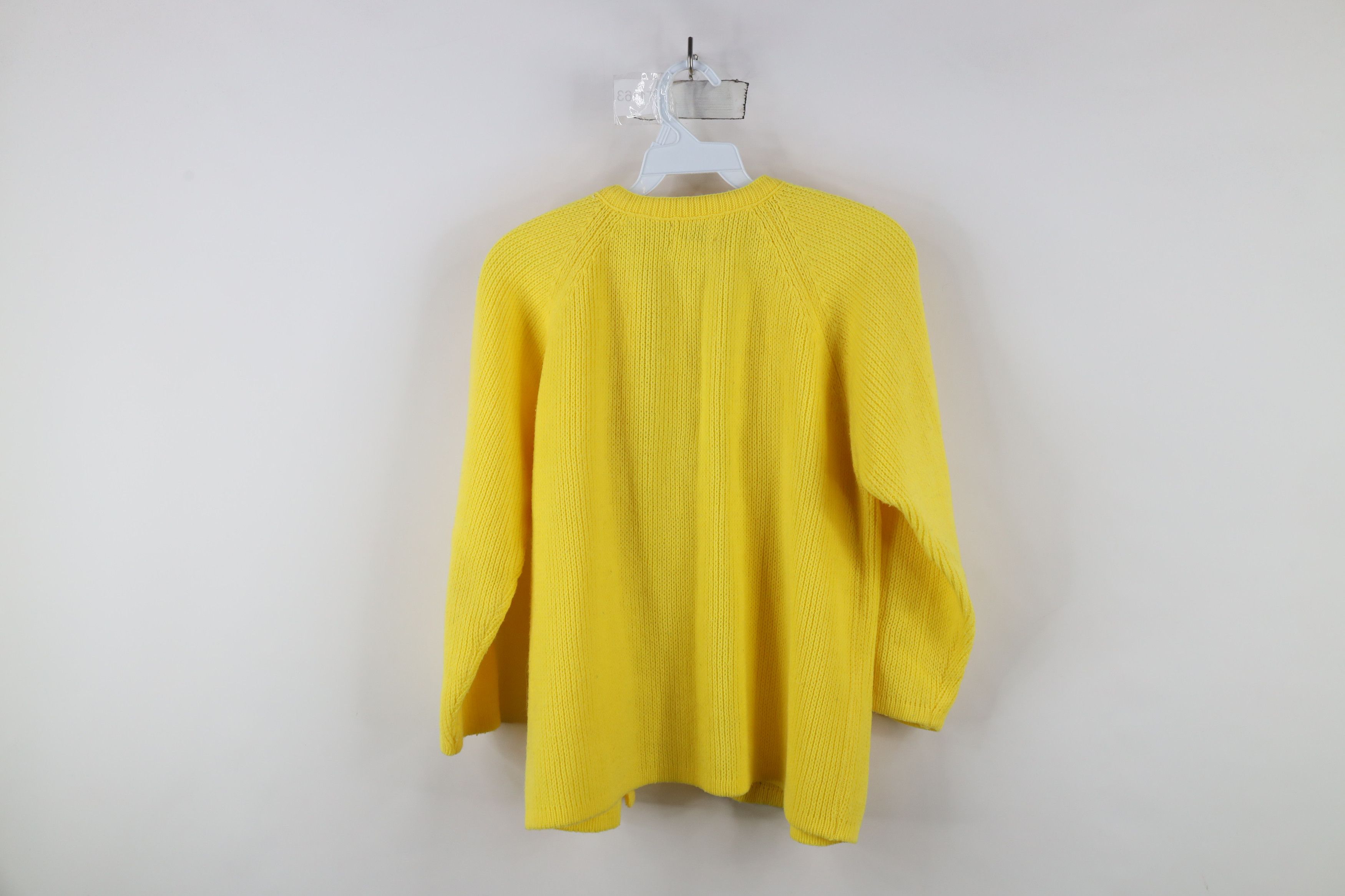 Macys × Vintage Vintage 60s Macys Ribbed Knit Open Front Cardigan Sweater Size S / US 4 / IT 40 - 8 Thumbnail