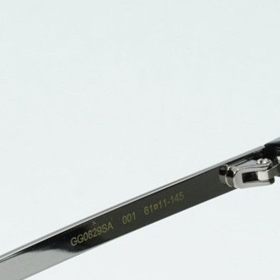 Gucci Gucci GG0829SA 001 Men Sunglasses Black Aviator Frame Size ONE SIZE - 4 Thumbnail