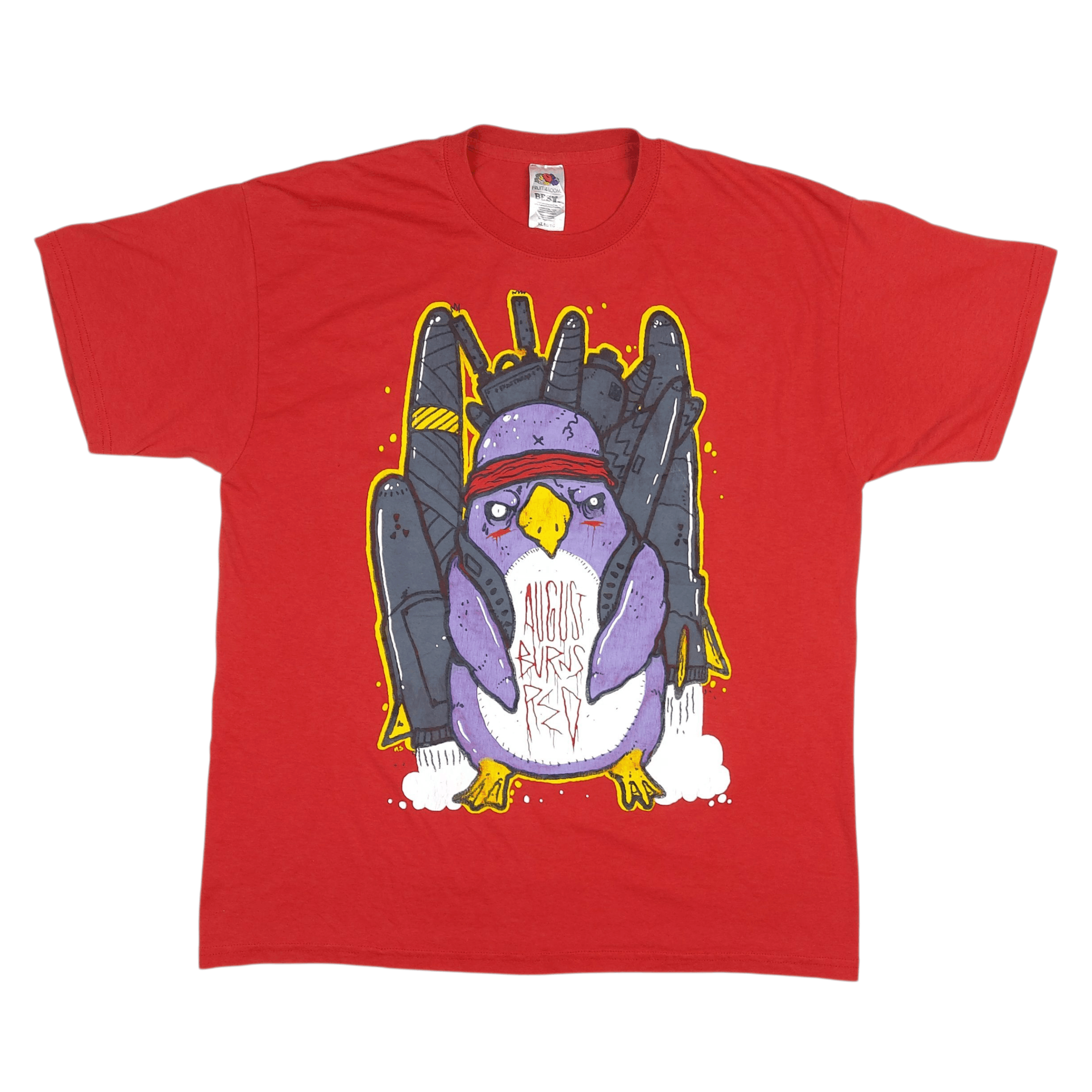 Band Tees VTG 2004 August Burns Red Jetpacks Penguin MySpace Era TEE Size US XL / EU 56 / 4 - 1 Thumbnail