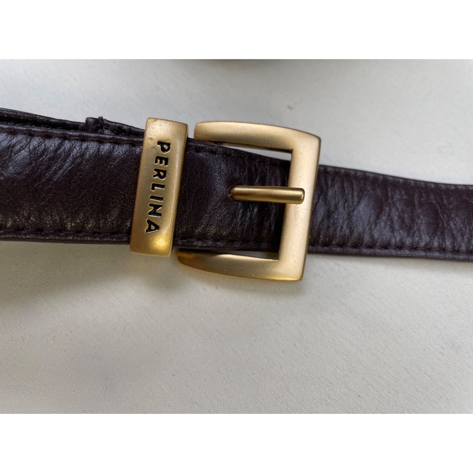 Other Perlina New York Womens Brown Leather Handbag Crossbody Purs Size ONE SIZE - 7 Thumbnail