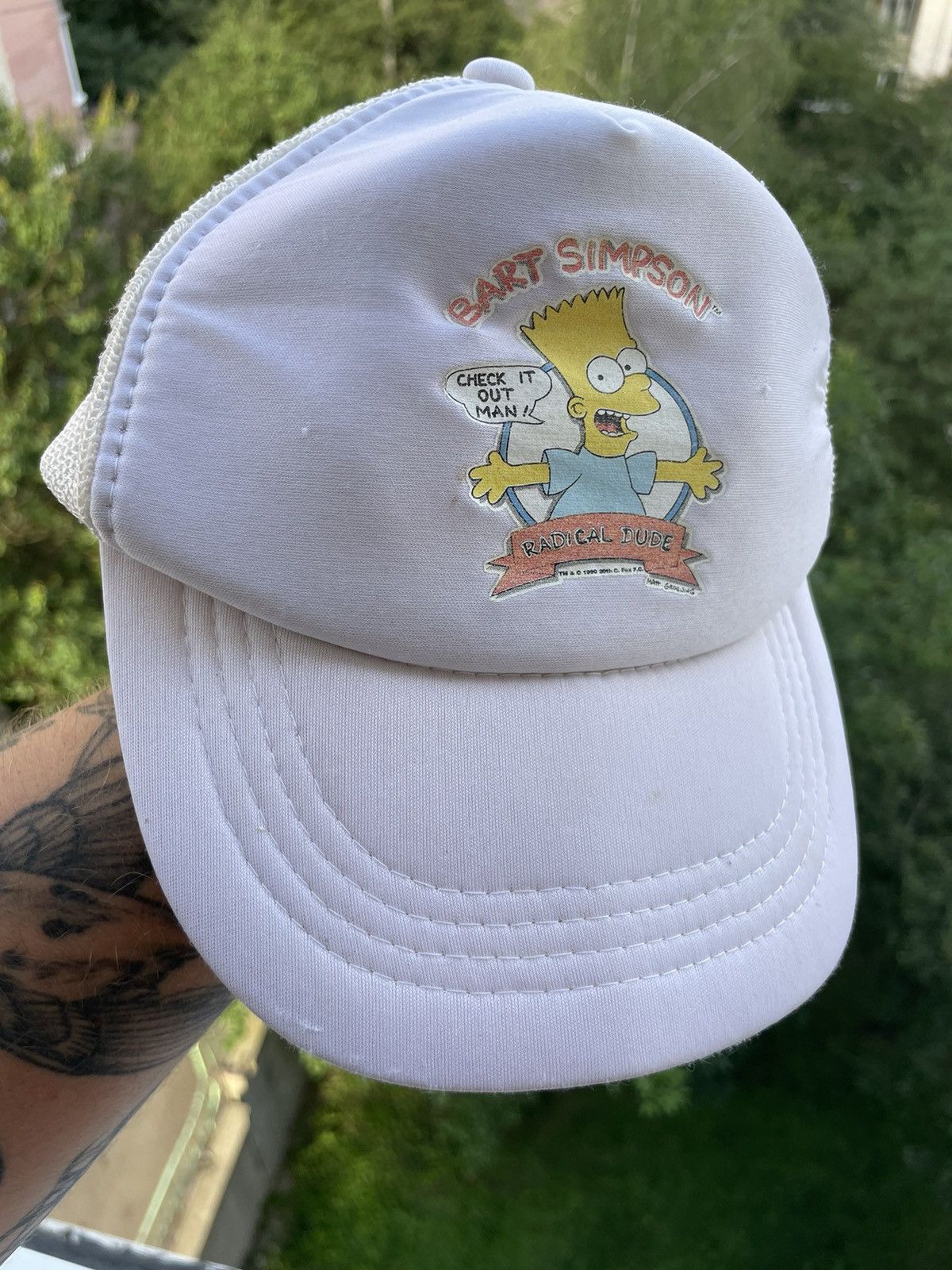 The Simpsons × Vintage Bart Simpson 1990 Vintage Cap Hats Size ONE SIZE - 5 Thumbnail