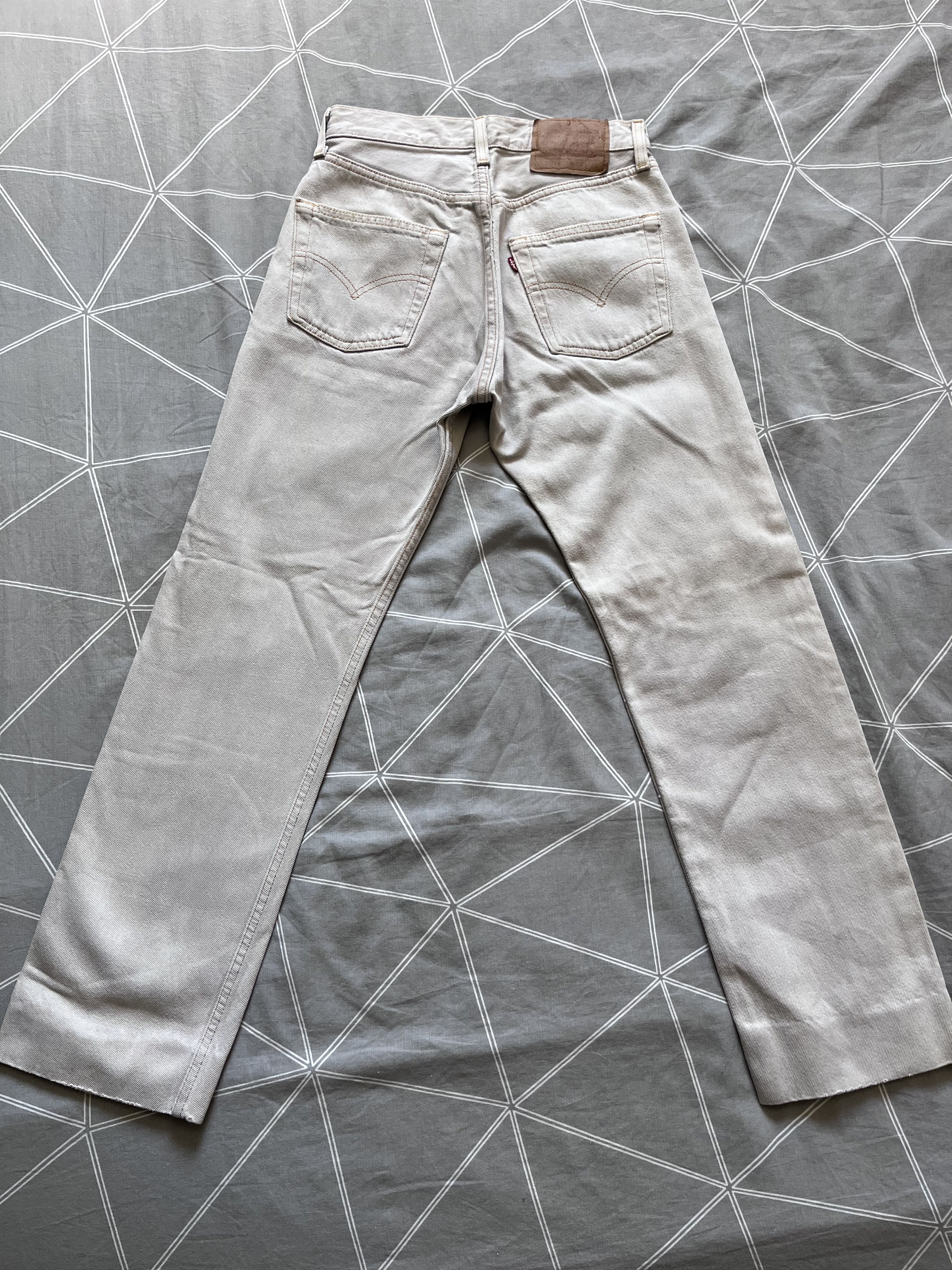 Levi's Levi’s 501XX Men’s Jeans W28 L34 – USA 1995 – Beige– Vintage Size US 30 / EU 46 - 2 Thumbnail