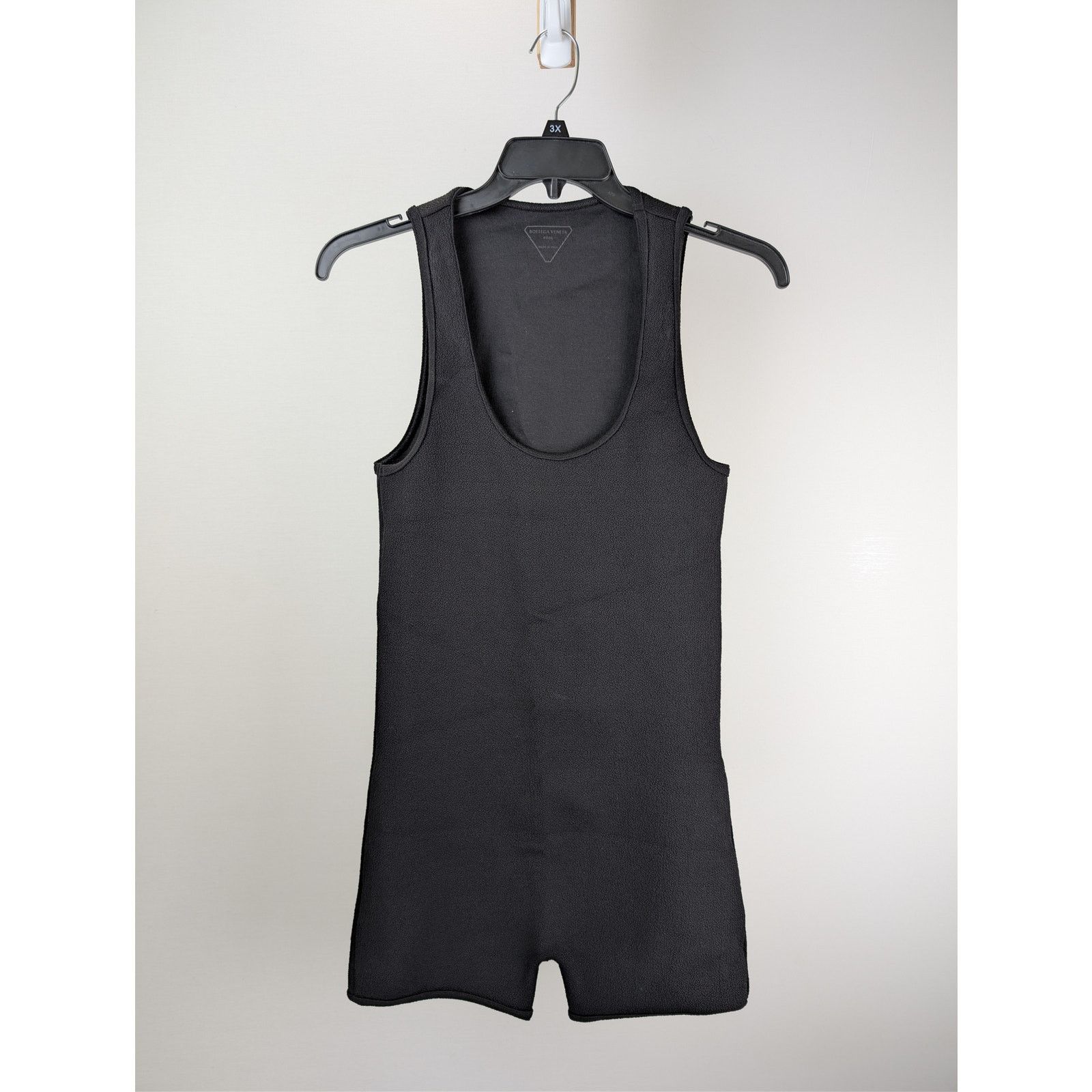 Bottega Veneta o1rshd1 Textured Technical Nylon Swimsuit Top Tank in Black Size US M / EU 48-50 / 2 - 6 Thumbnail