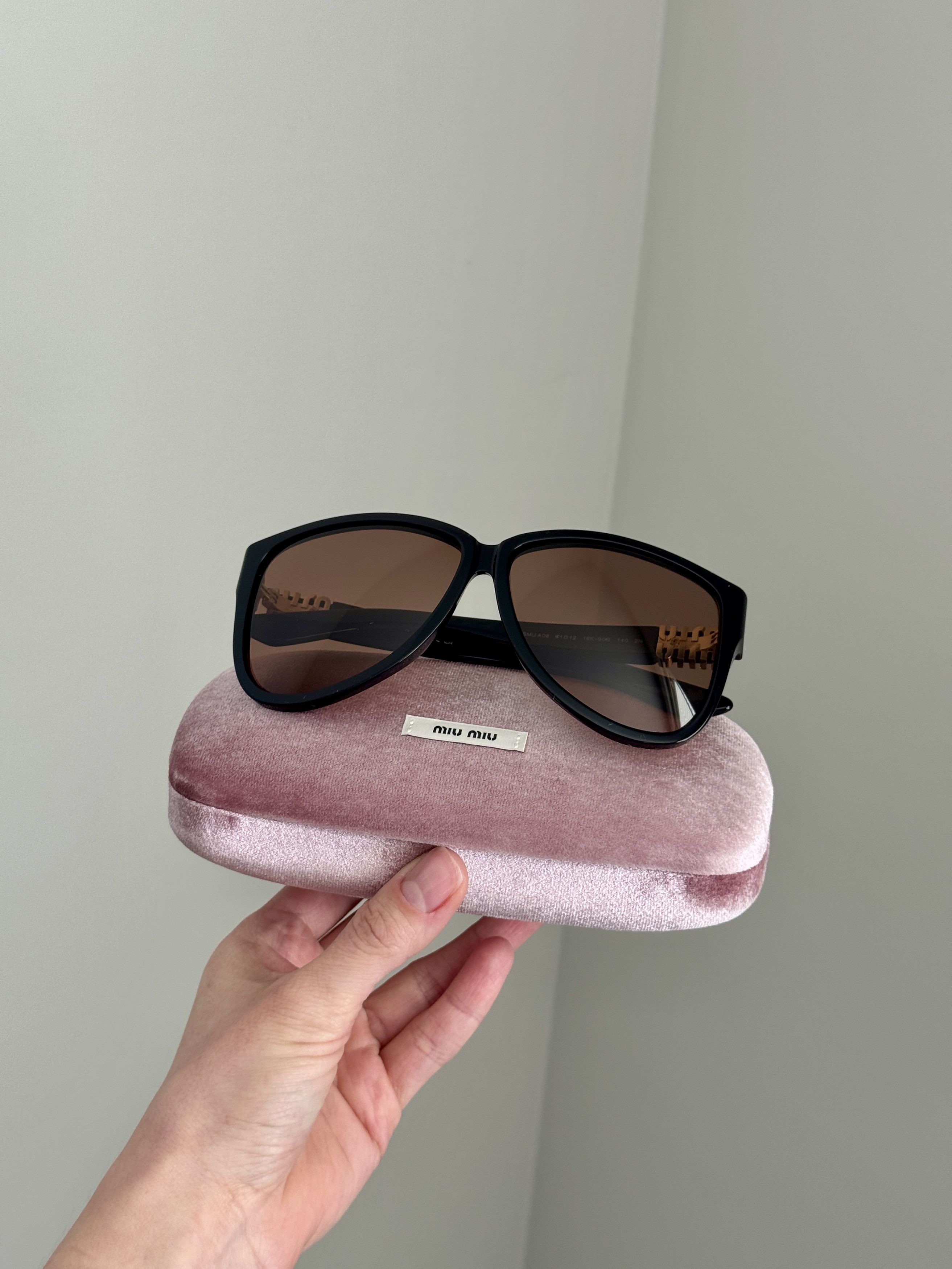 Miu Miu Miu Miu D-Frame Women Sunglasses MUA08S 16K90Q NEW AUTHENTIC Size ONE SIZE - 14 Thumbnail