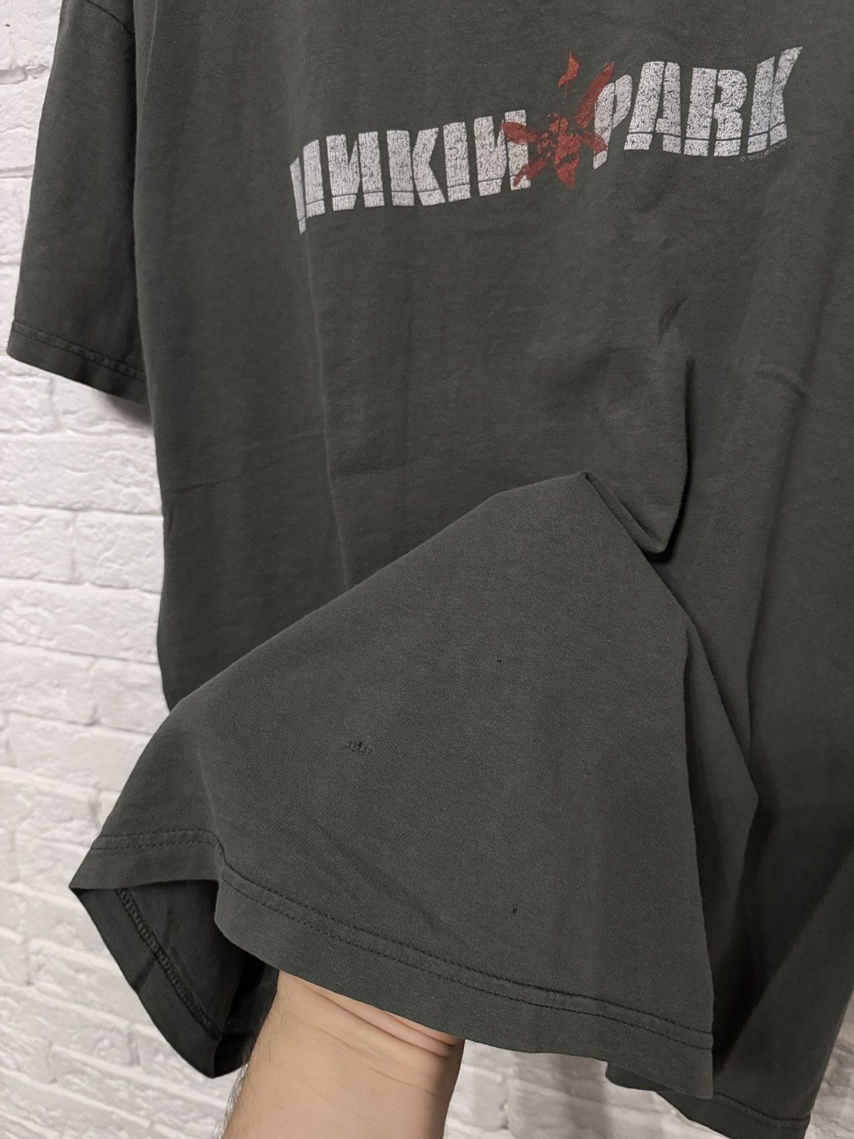 Fruit Of The Loom Rare Linkin Park Vintage 2000 T-shirt " Hybrid Theory" Band Size US L / EU 52-54 / 3 - 7 Thumbnail