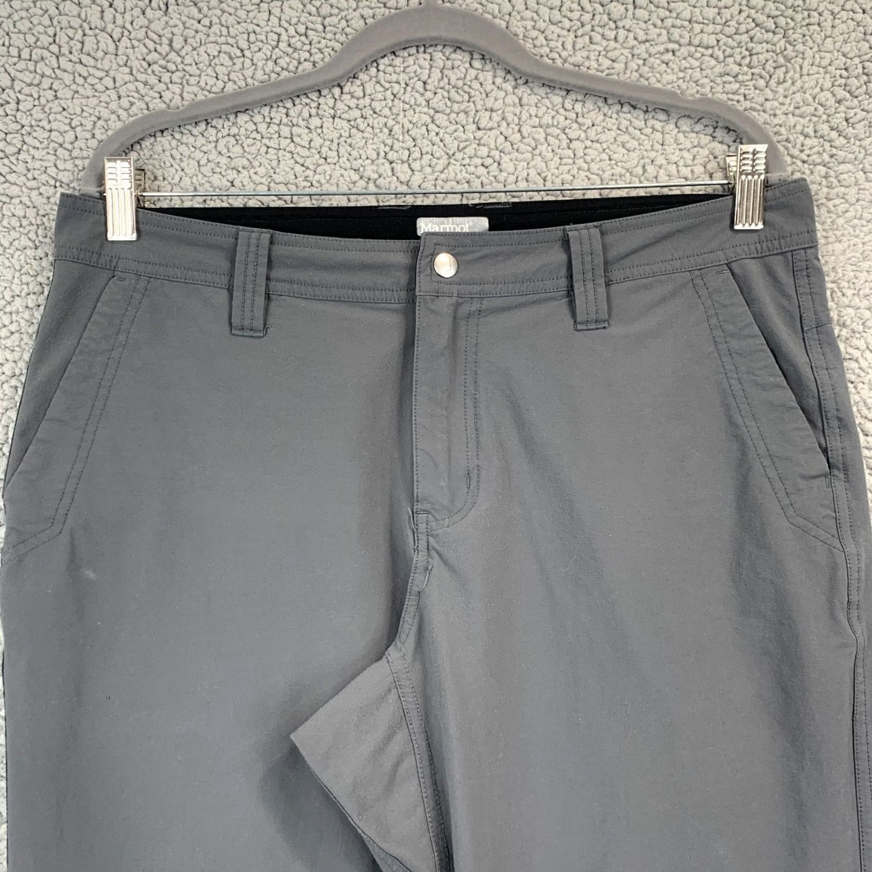 Marmot Marmot Pants Men's 34 Lightweight Nylon Gray Stretch Hiking Outdoor Casual Workwear Travel Size US 34 / EU 50 - 2 Thumbnail