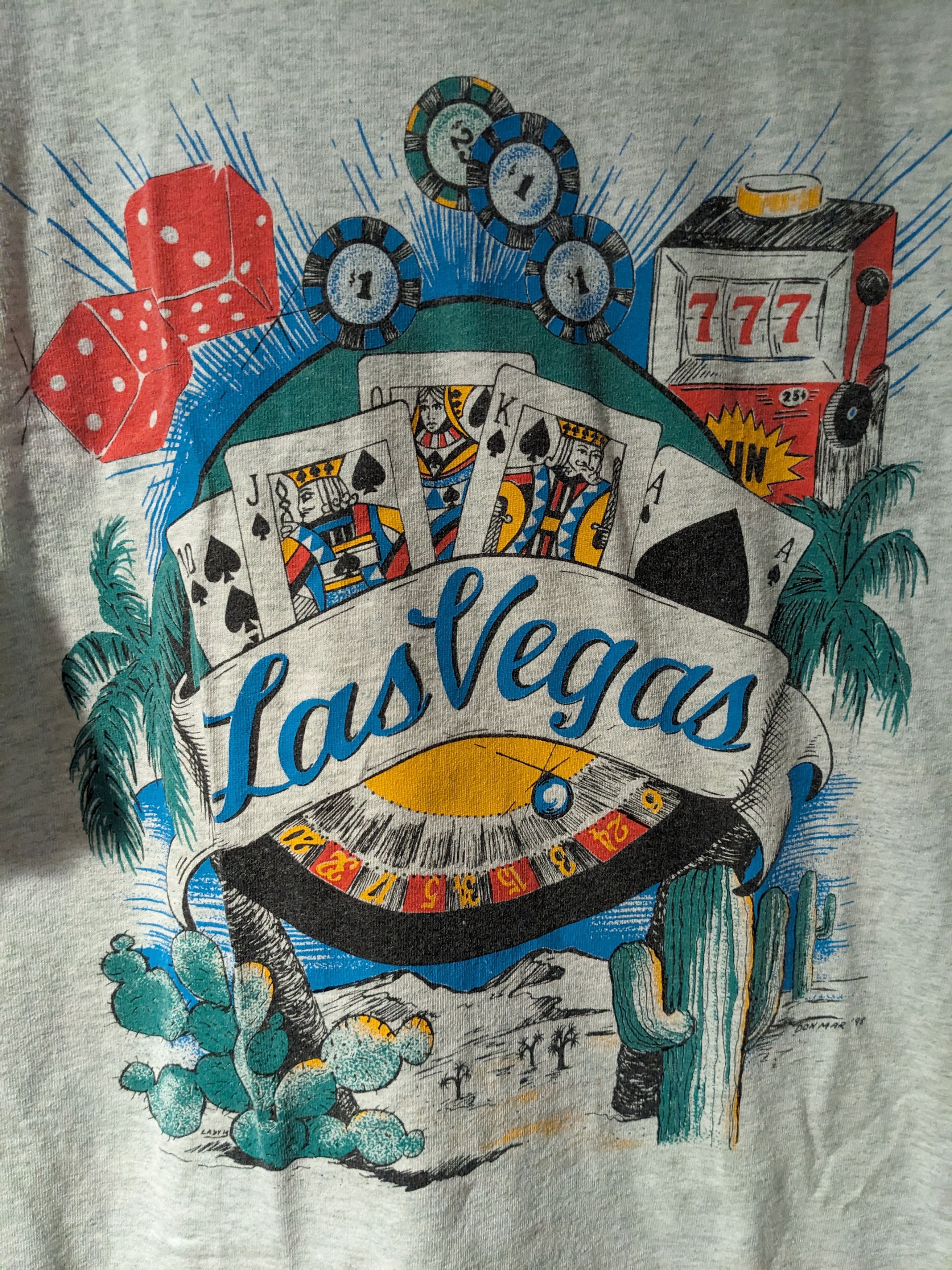 Vintage Vintage 1998 Las Vegas Don Mar Tourist Casino T-Shirt Size US XL / EU 56 / 4 - 2 Thumbnail