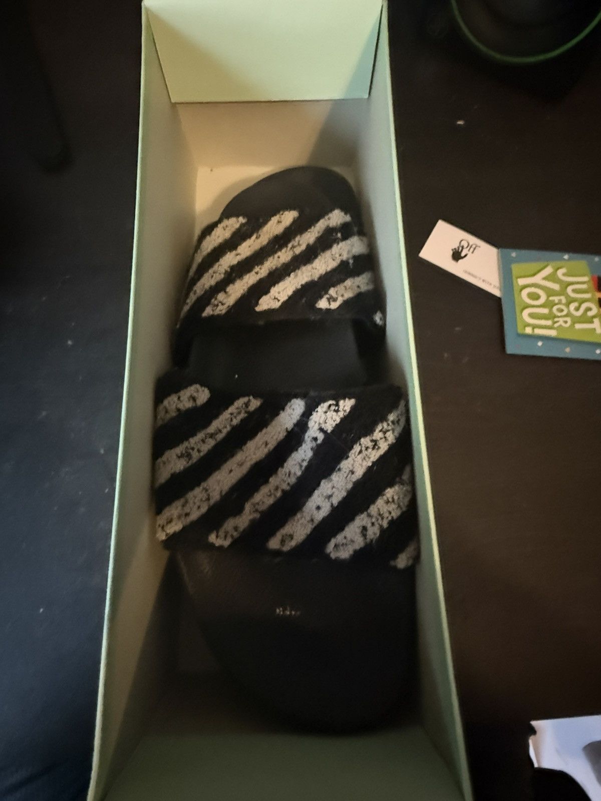 Off-White Off-White Flyknit Slides Size US 11.5 / EU 44-45 - 6 Thumbnail