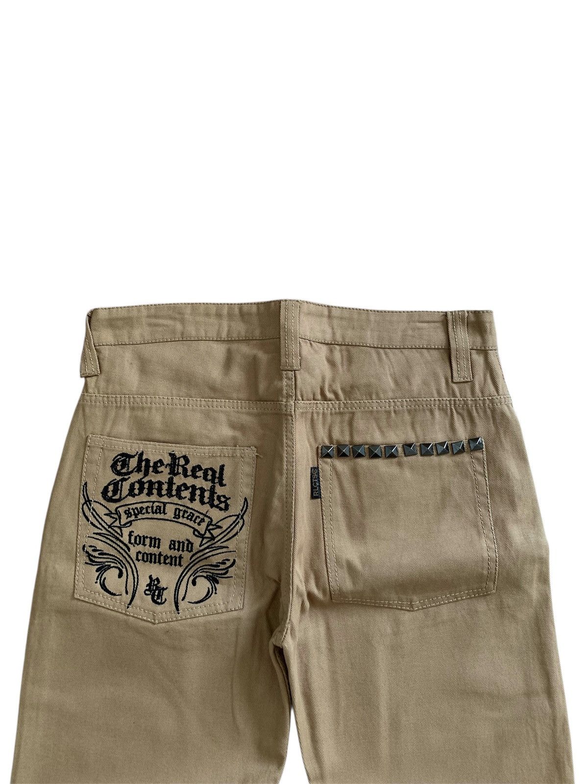 Hysteric Glamour The Real Contens Japan Embroidery Studded Pants Size US 30 / EU 46 - 3 Thumbnail