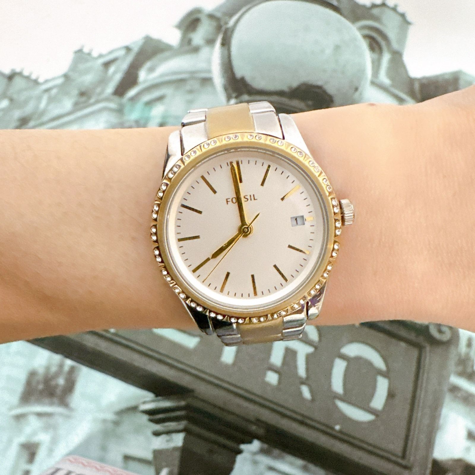 Fossil Fossil BQ3376 Stainless Steel Silver Dial Quartz Wrist Watch Size ONE SIZE - 6 Thumbnail