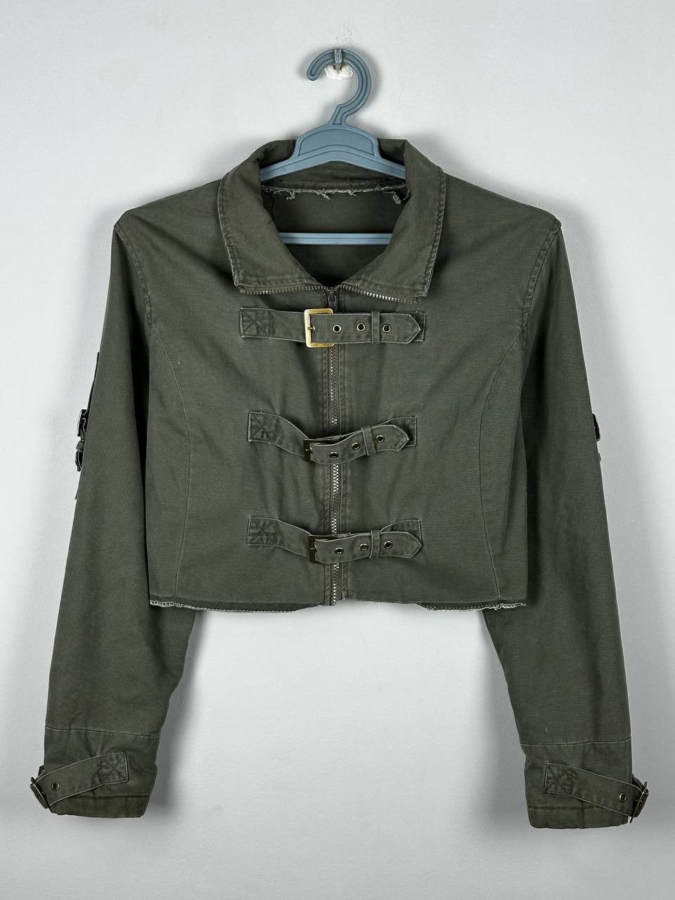 Japanese Brand Vintage Military Cropped Fireman Jacket Avant Garde Size US M / EU 48-50 / 2 - 1 Thumbnail