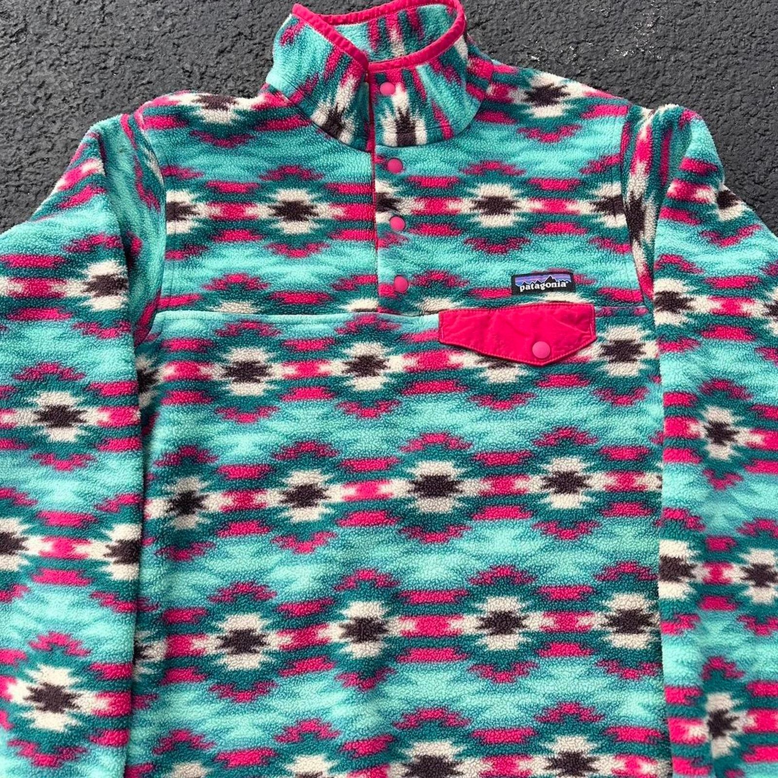 Patagonia × Vintage Vintage Y2K Patagonia Synchilla Fleece Pullover Sweatshirt Size US S / EU 44-46 / 1 - 2 Thumbnail