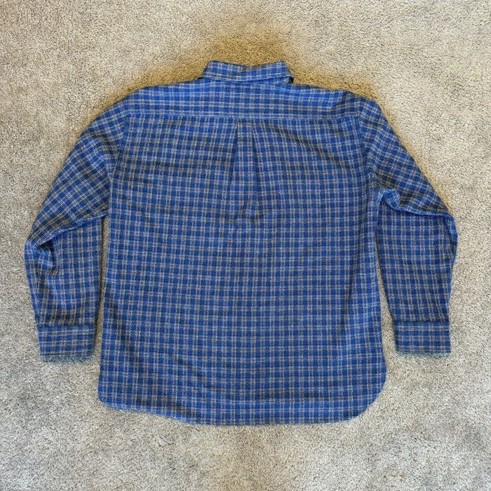 Designer Throwing Fits Cut and Sew Overshirt Blue Grailed
