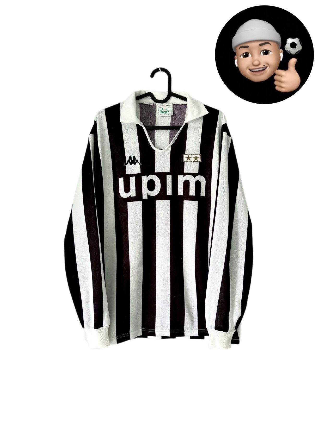 Kappa × Vintage 1989 1991 Juventus Italy Kappa Vintage Long Soccer Jersey Size US XL / EU 56 / 4 - 1 Thumbnail