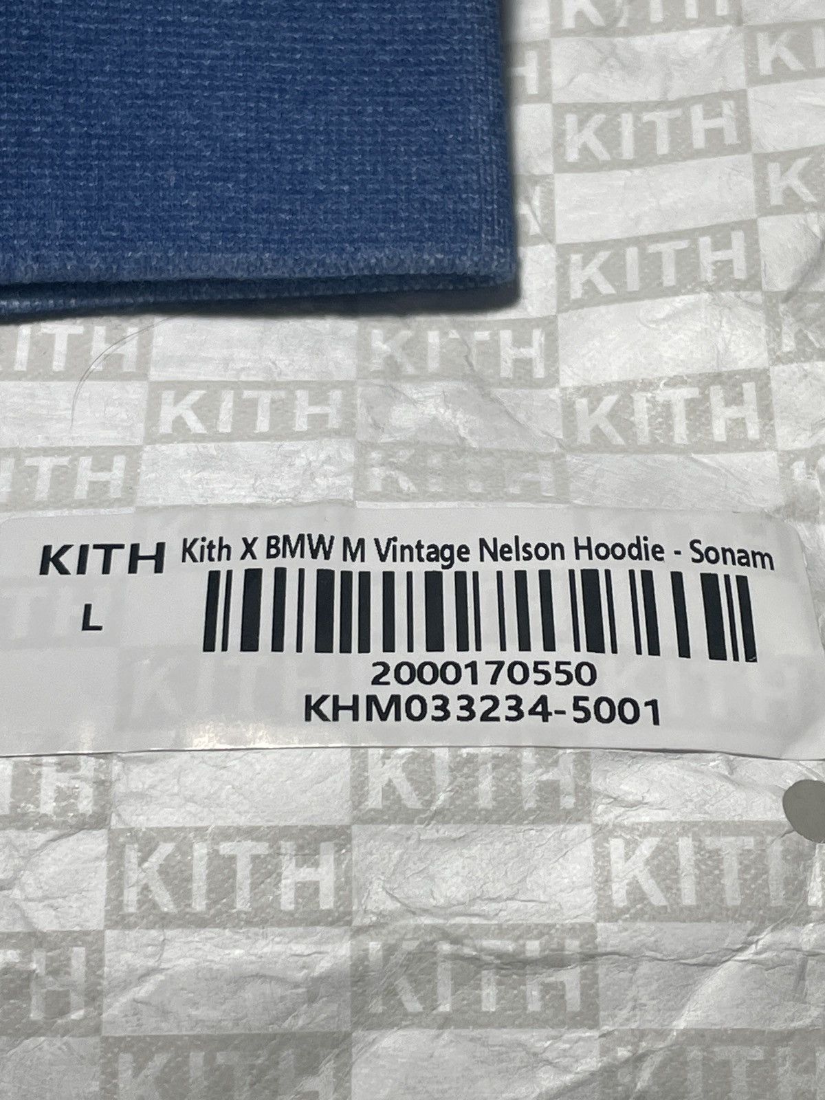 Kith KITH X BMW M VINTAGE NELSON HOODIE (SIZE L) Size US L / EU 52-54 / 3 - 9 Thumbnail