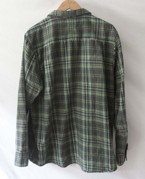 The North Face The North Face Shirt Flannel Green Plaid Size L | Grailed