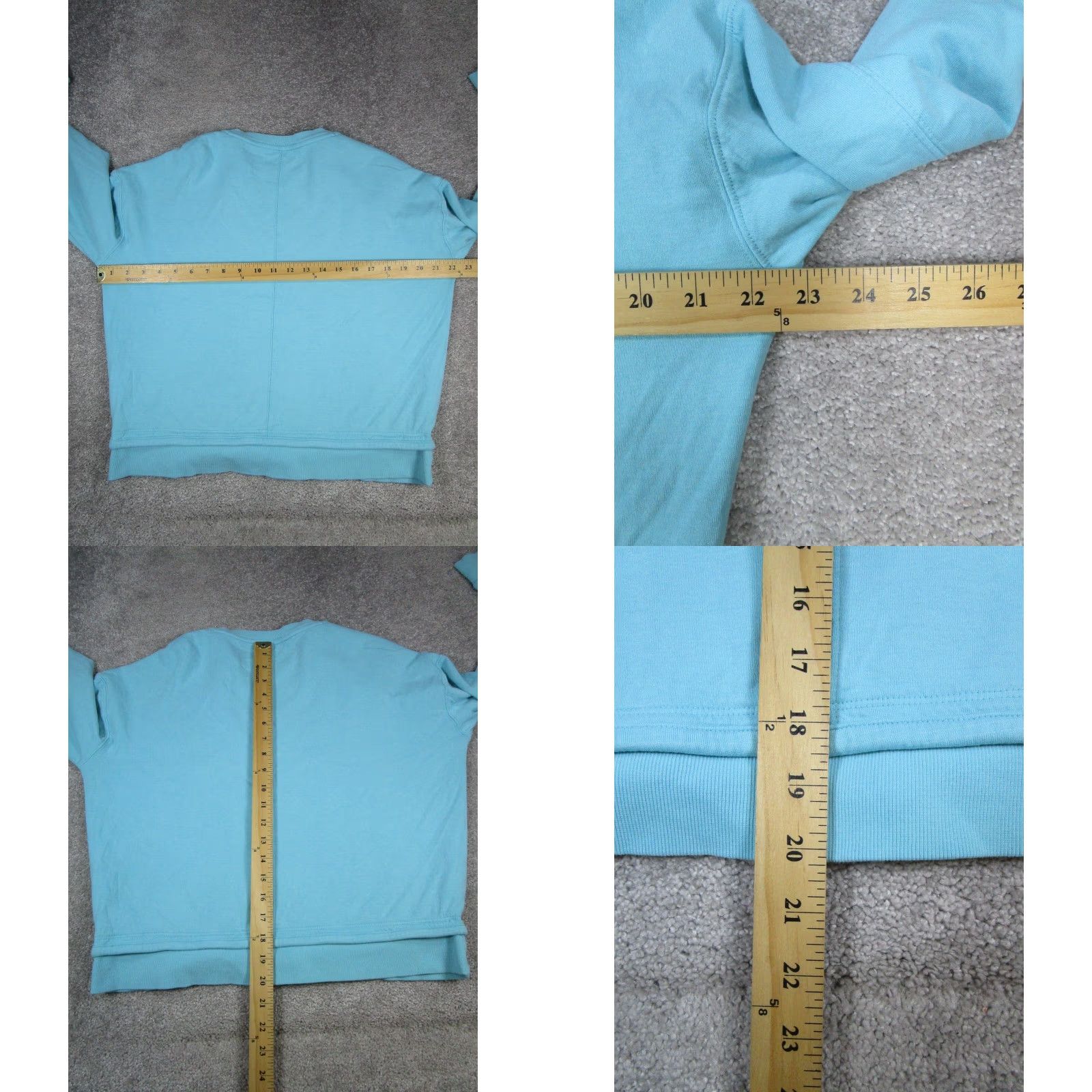Athleta VINTAGE Athleta Shirt Womens XS Blue Activewear Running Pullover Knit Casual Size XS / US 0-2 / IT 36-38 - 8 Thumbnail