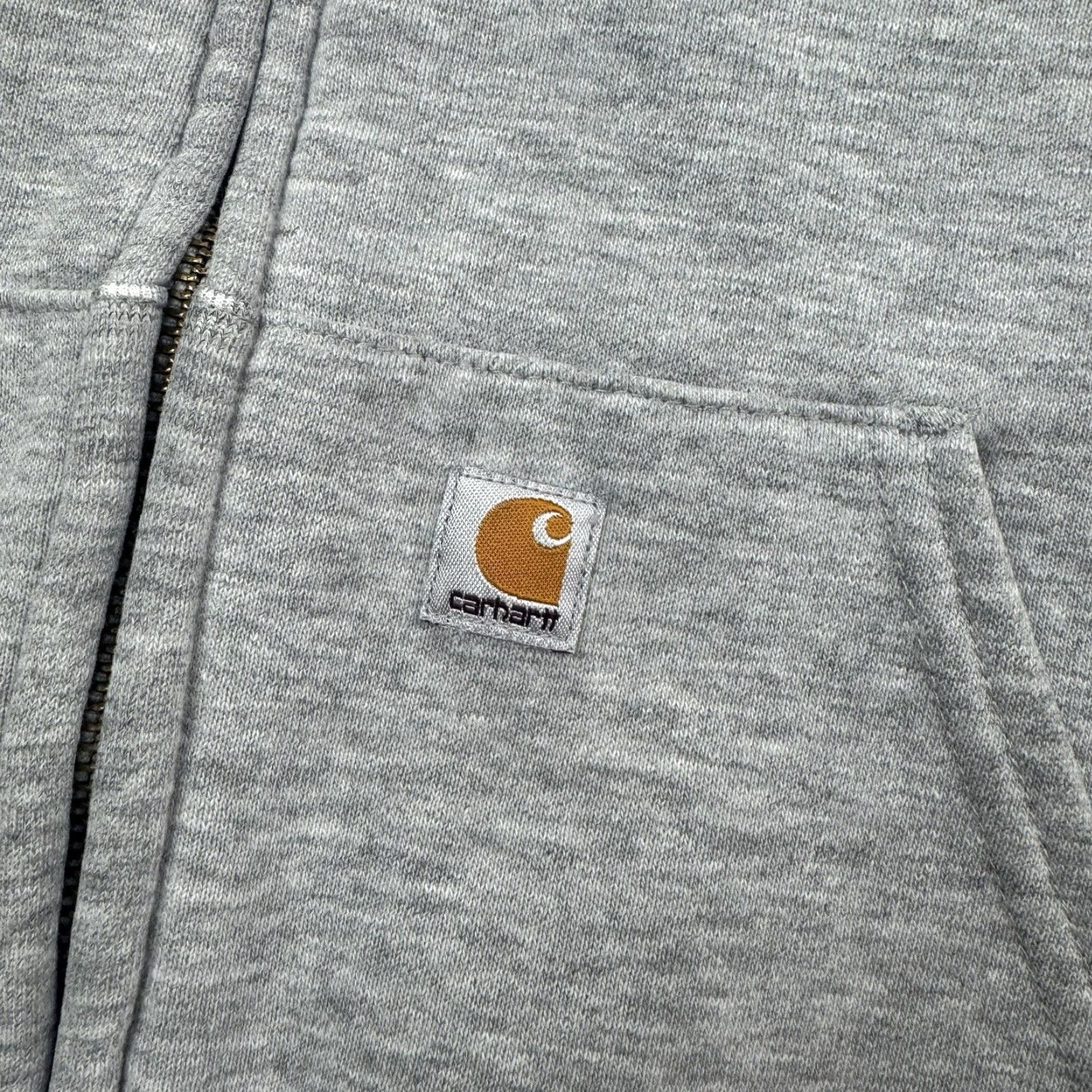 Carhartt VINTAGE Carhartt Full Zip Hoodie Womens XL Gray Pockets Workwear Relaxed Sweatshirt Clothing Size XL / US 12-14 / IT 48-50 - 2 Thumbnail