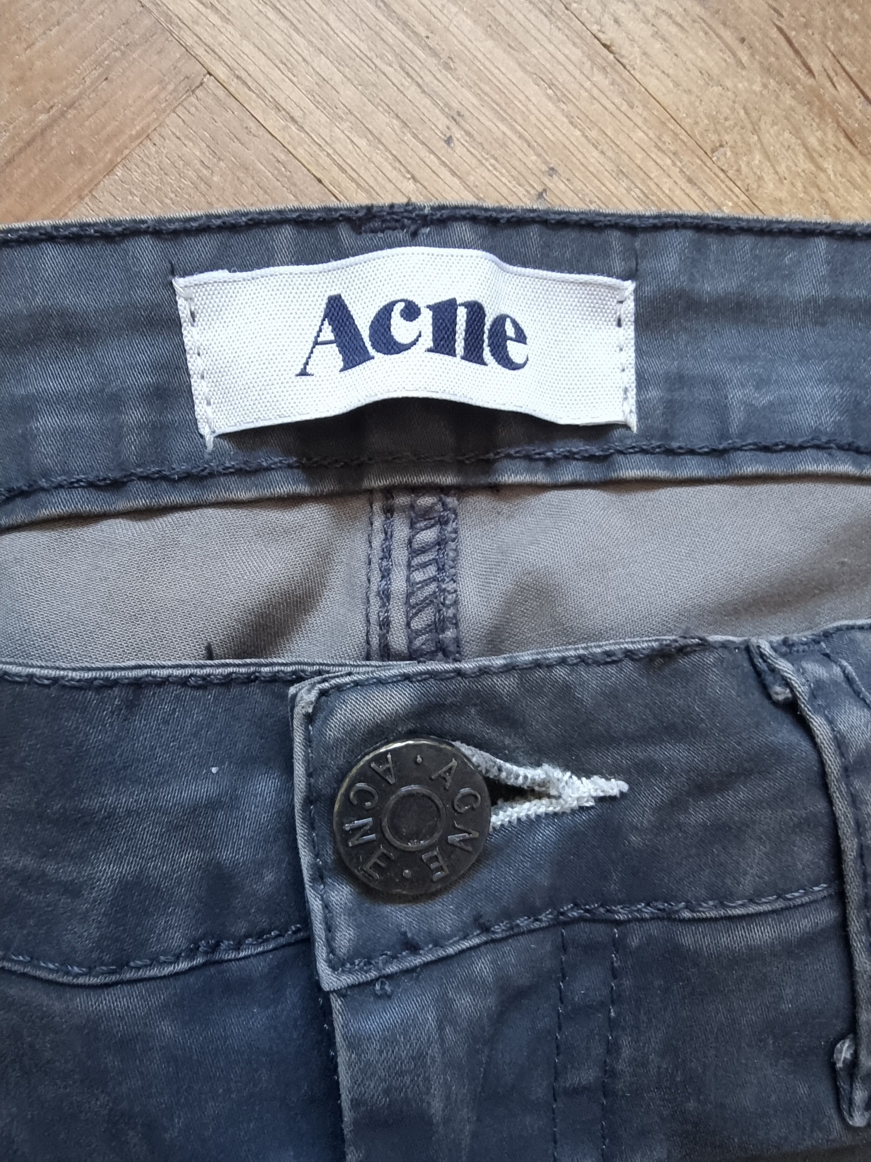 Acne Studios Size 26 Acne Kex Grind Faded Black Jeans Size US 26 / EU 42 - 3 Thumbnail