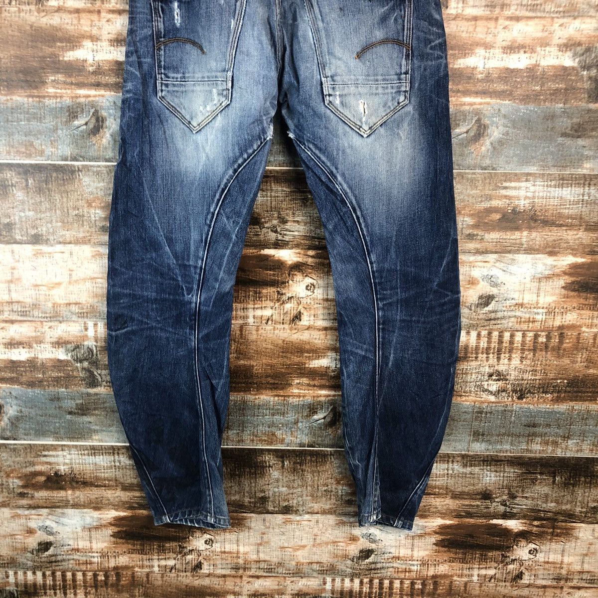 G-Star G Star Blue faded ripped Distressed Denim Pants #A2077 Size US 28 / EU 44 - 16 Thumbnail