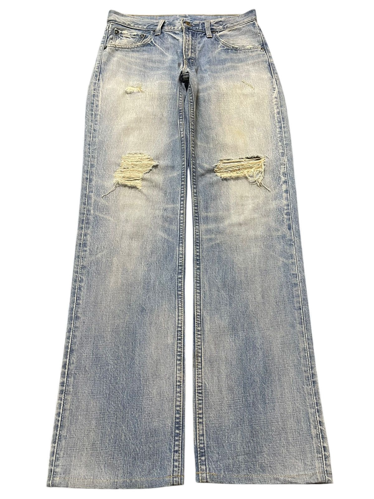 Levi's Vintage 90 Levis 502 Faded Wash Style Distressed Style Jeans Size US 30 / EU 46 - 1 Thumbnail