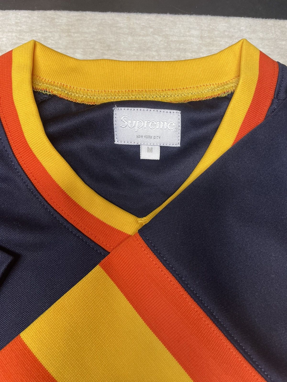 Supreme Supreme baseball jersey 2015 navy Size US M / EU 48-50 / 2 - 6 Thumbnail