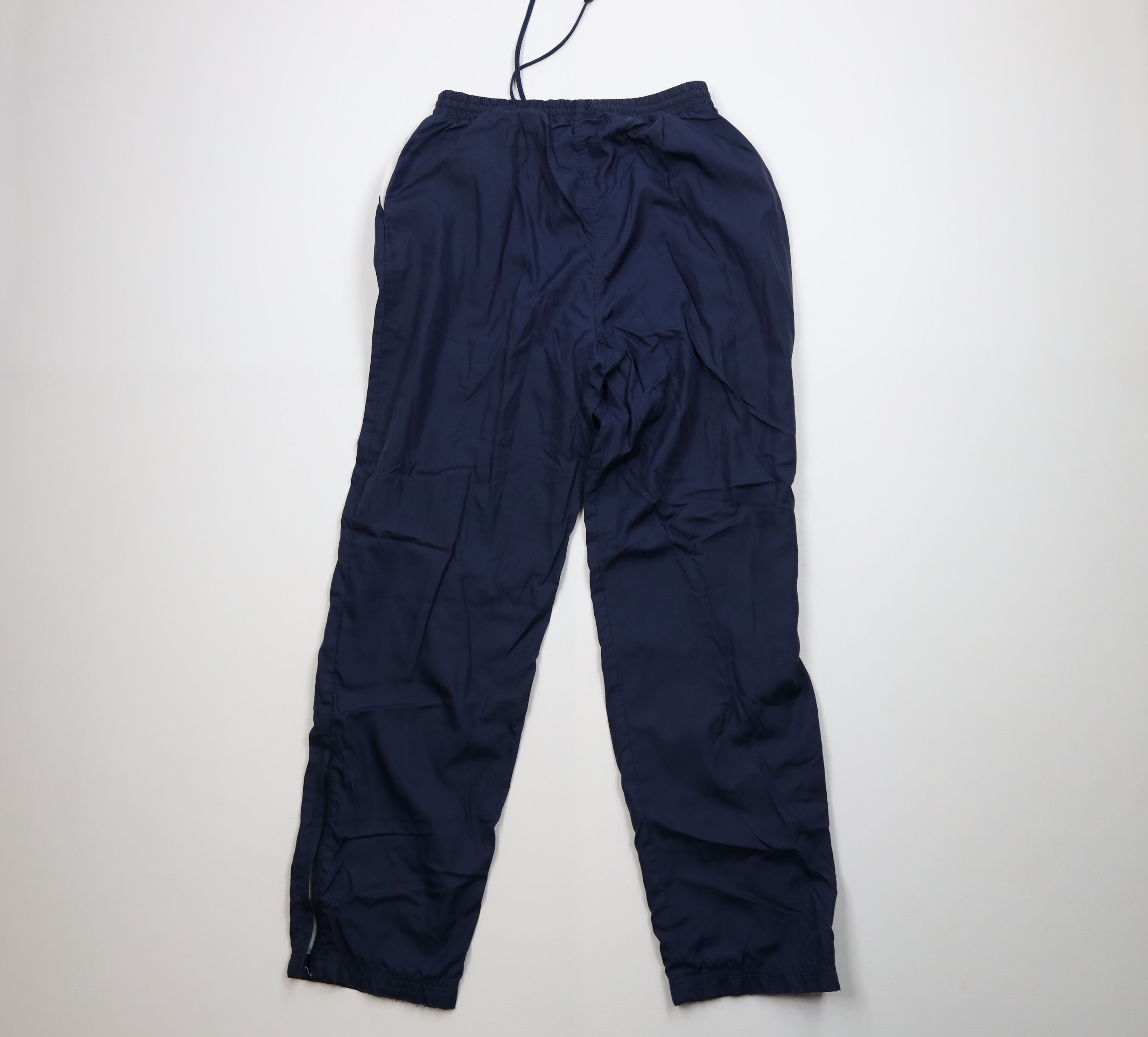 Reebok Vintage 90s Reebok Spell Out Lined Windbreaker Pants Blue Size US 36 / EU 52 - 11 Thumbnail