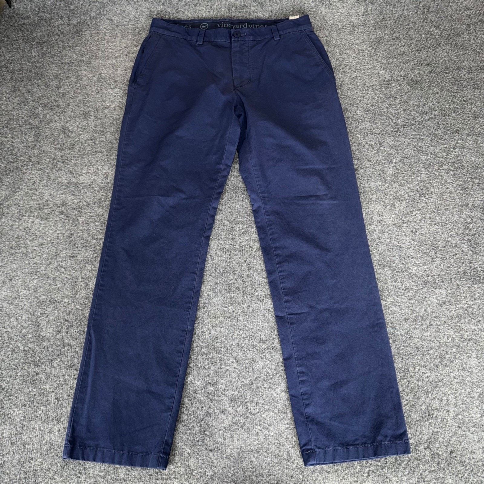 Vineyard Vines Vineyard Vines Mens On The Go Chino Pants OTG Blue 30x30 Size US 30 / EU 46 - 1 Thumbnail